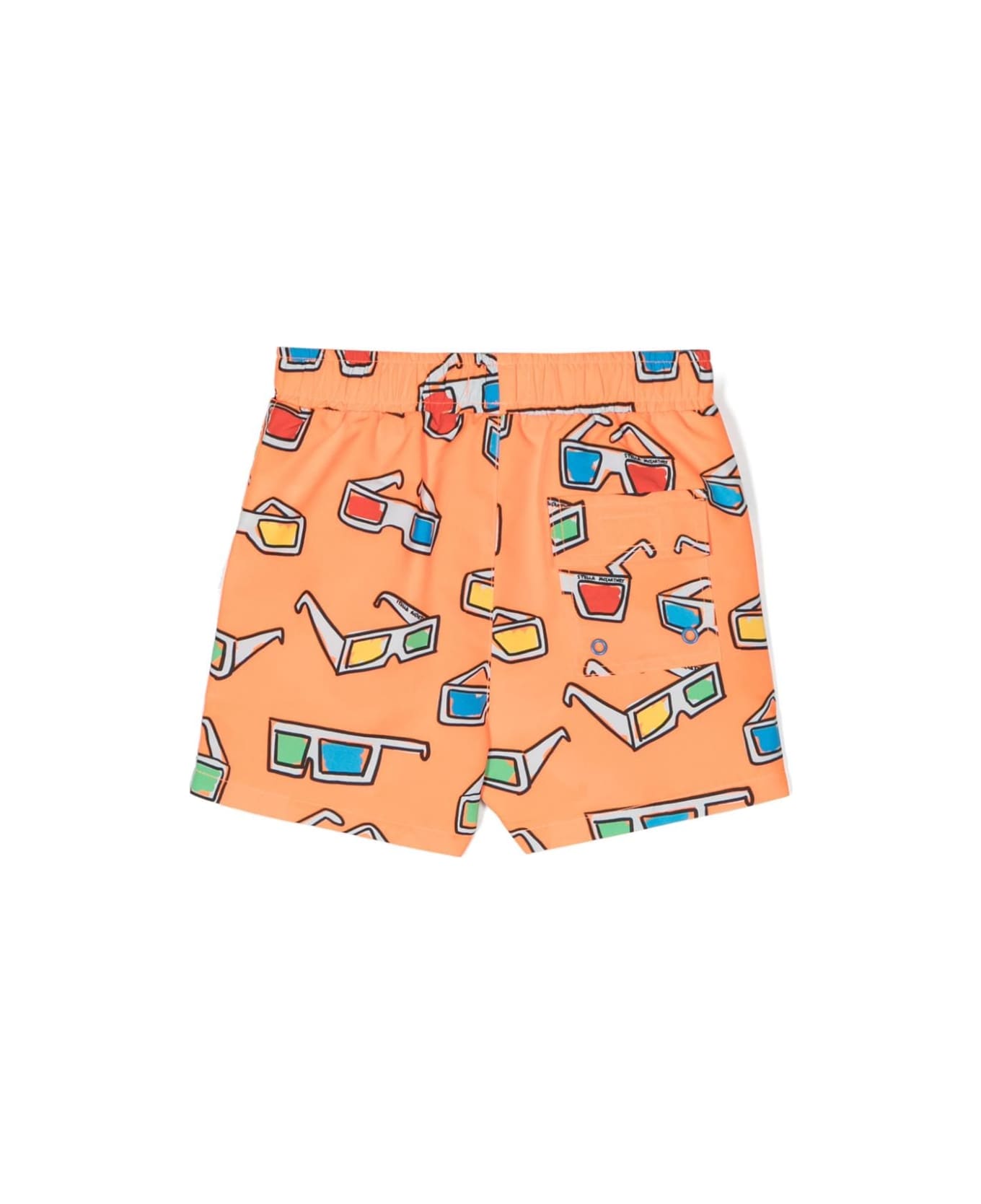 Stella McCartney Kids Swimsuit With Graphic Print - Orange 水着