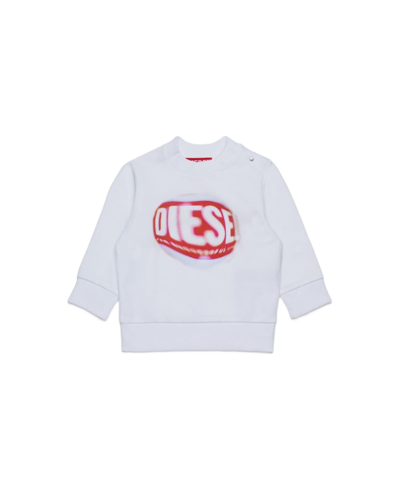 Diesel Kids Stajikb Sweatshirt - White