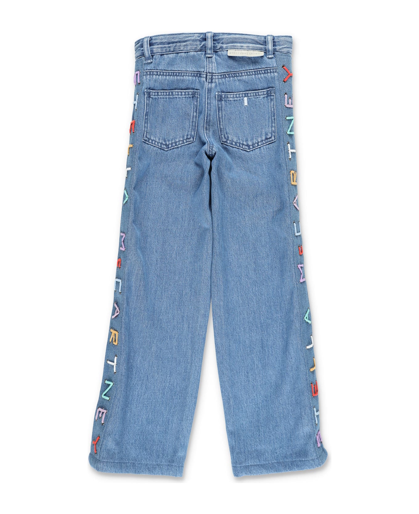 Stella McCartney Kids Kid - Logo Denim Pant - DENIM