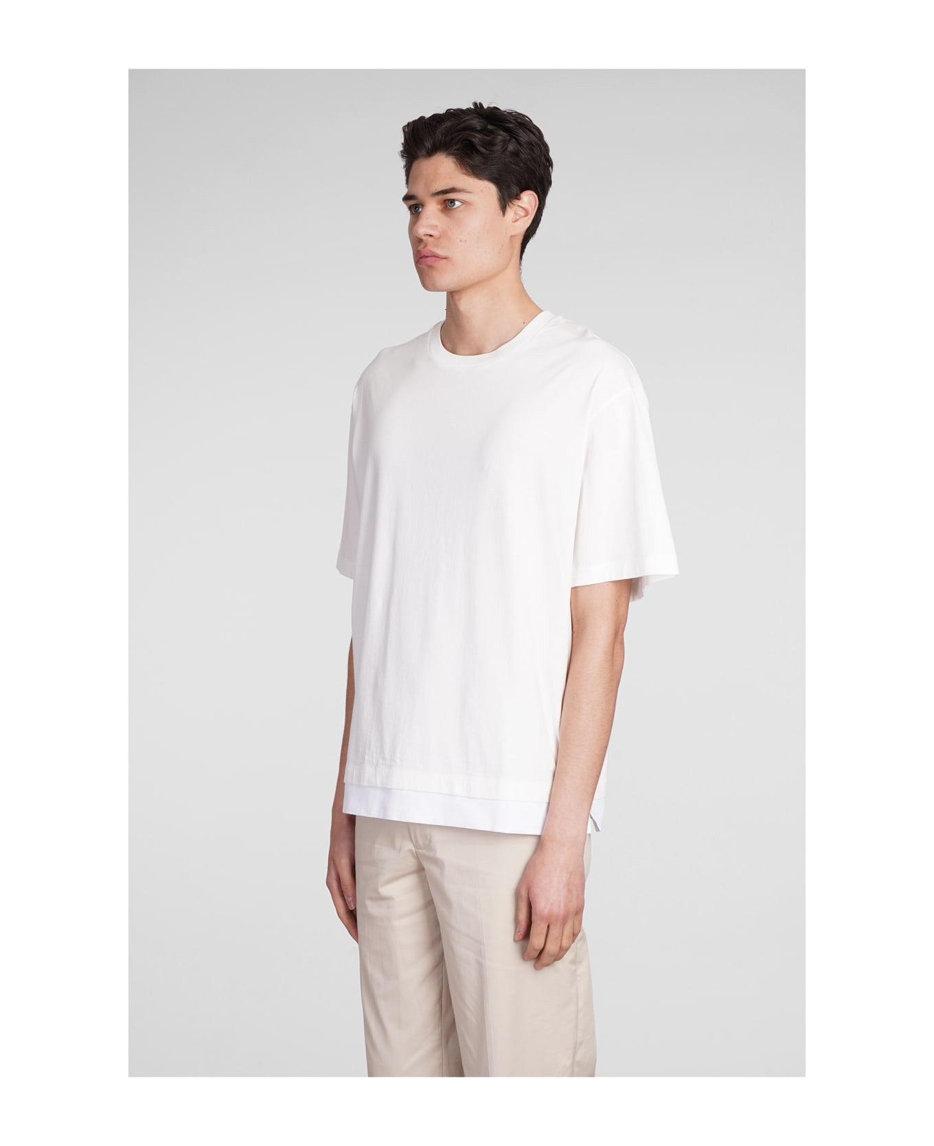 Neil Barrett T-shirt In White Cotton - white シャツ
