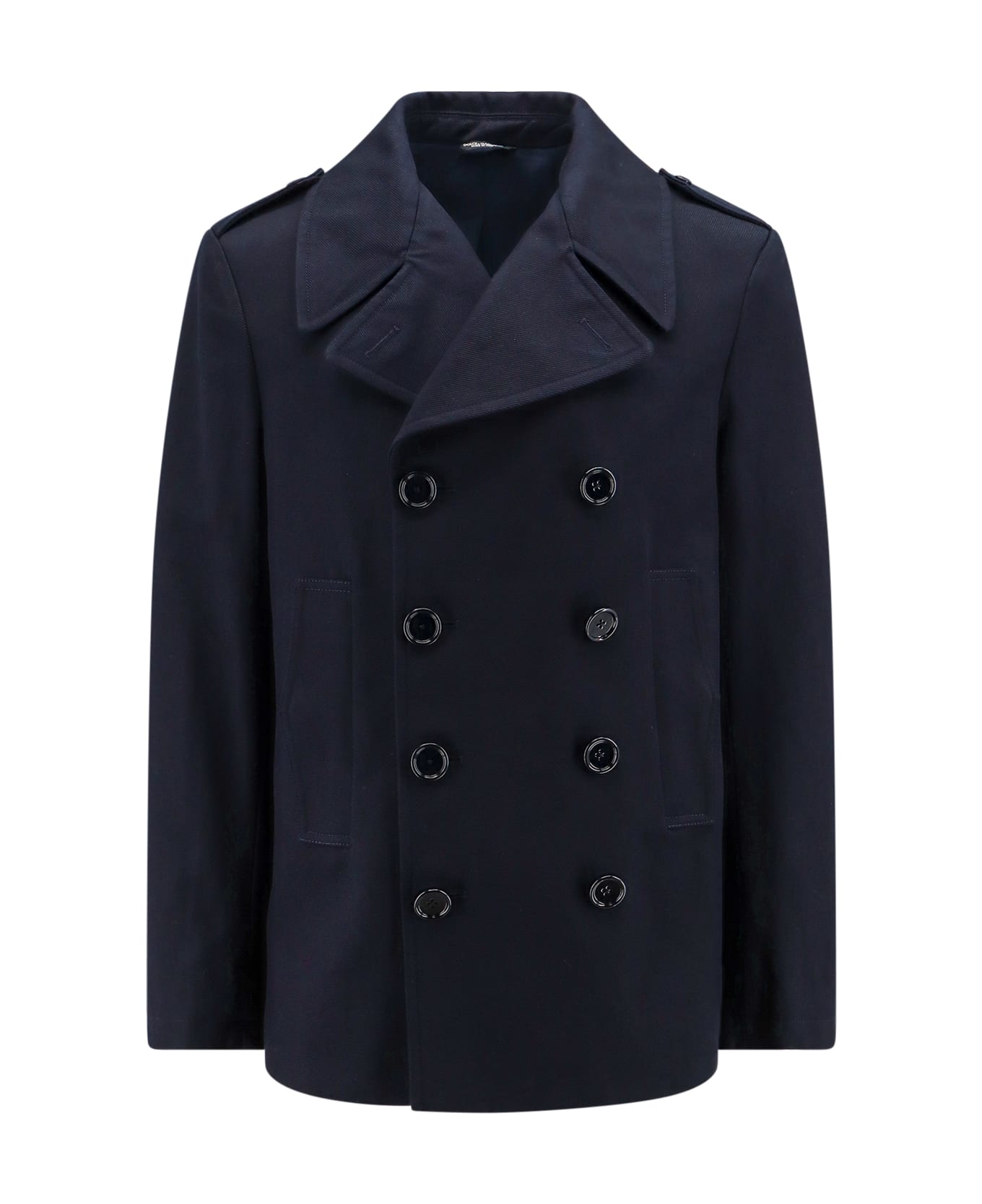 Dolce & Gabbana Double-breasted Pea Coat - Blue