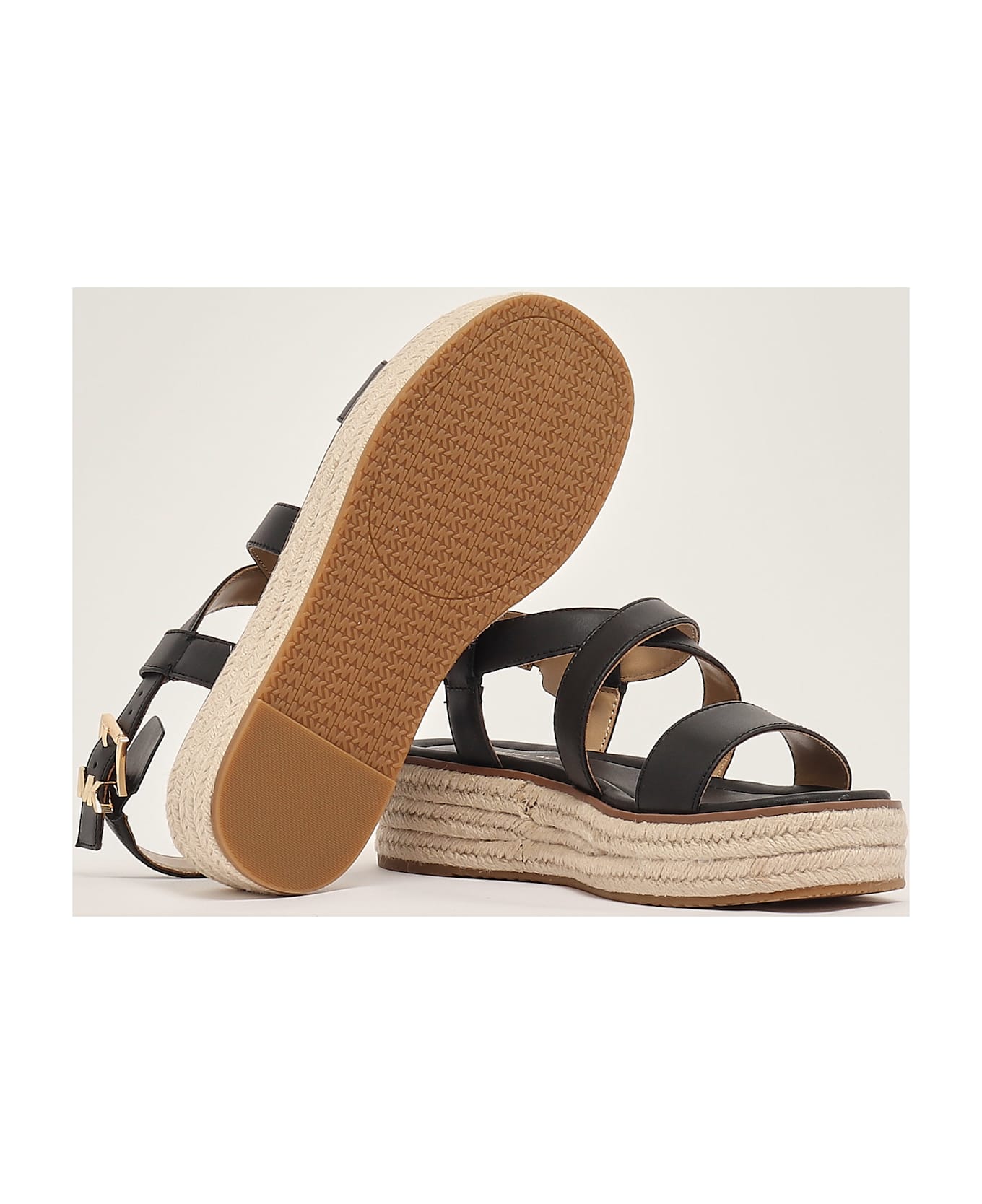 Michael Kors Lynn Espadrille Sandal Espadrillas - NERO