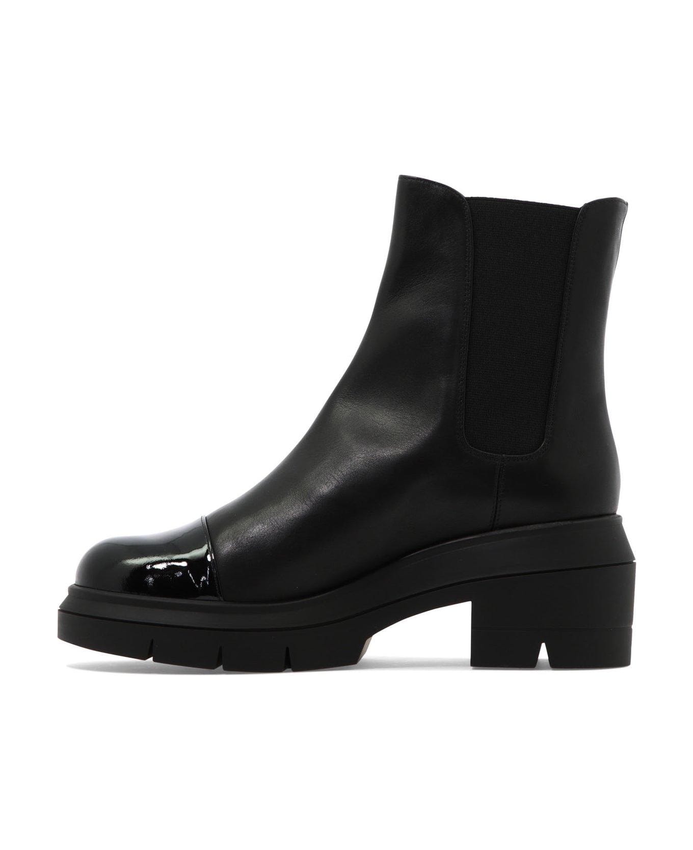 RIXO Norah Ankle Boots - BLACK