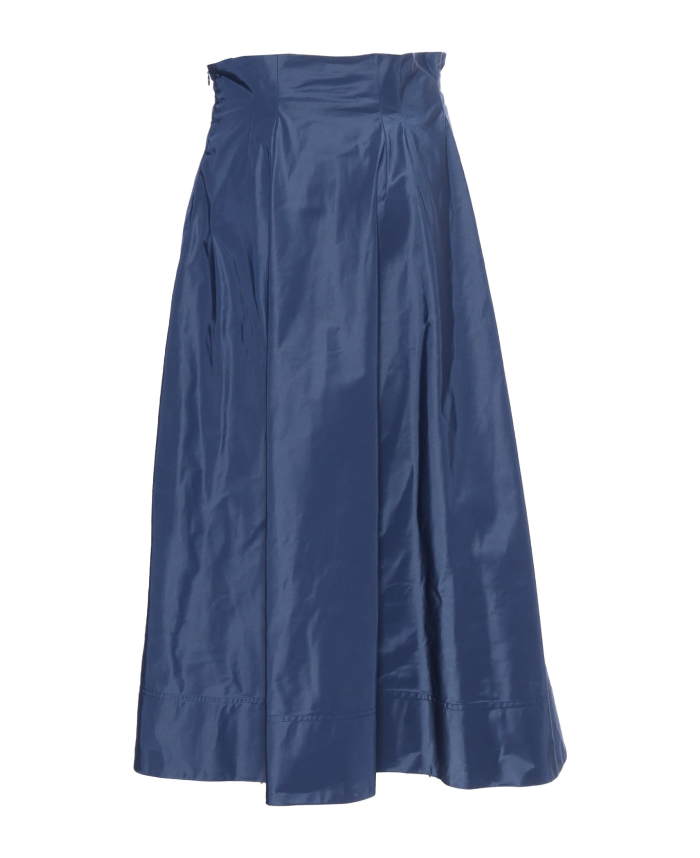Aspesi Long Blue Skirt - BLUE