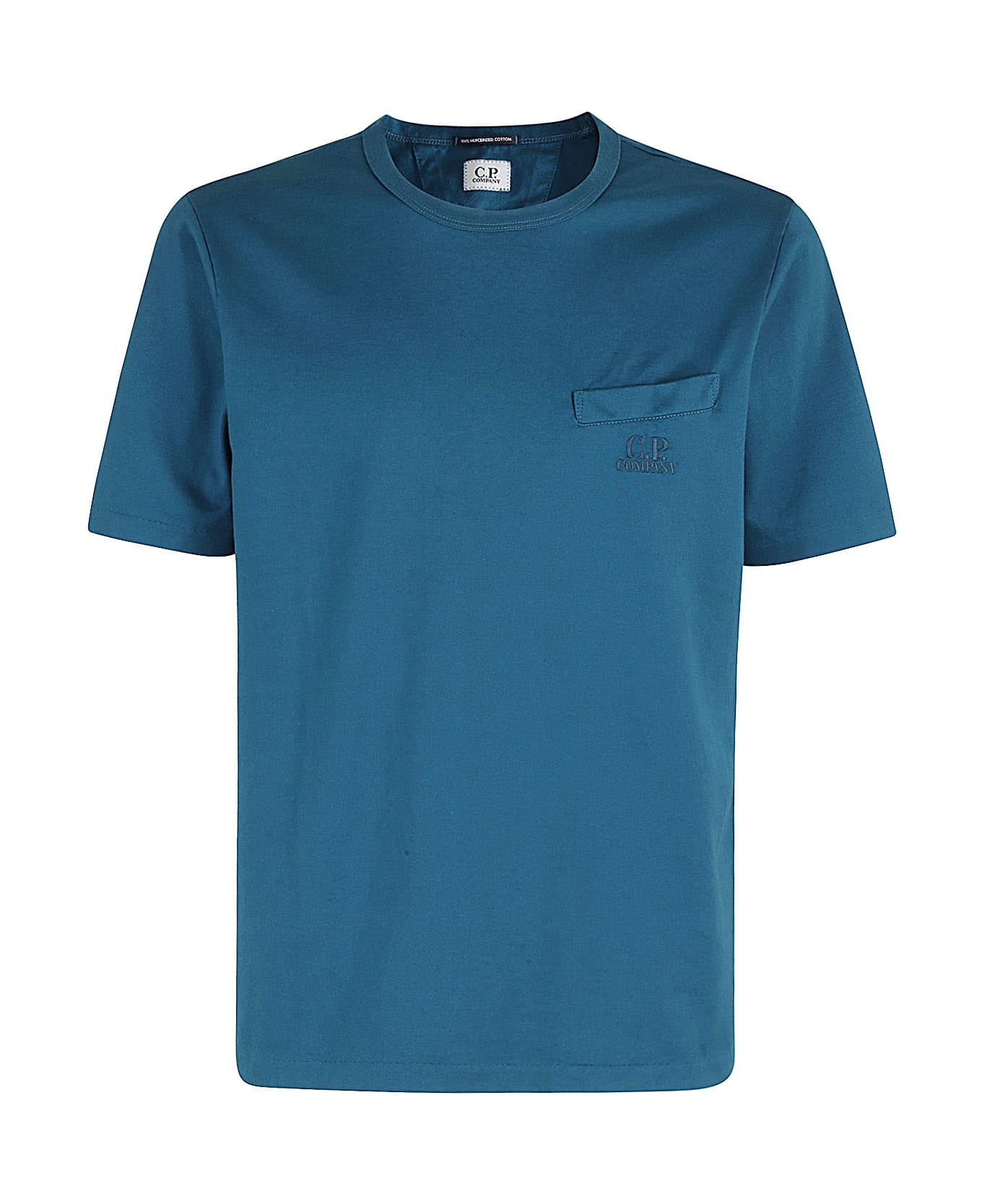 C.P. Company Twisted Pocket Tshirt - Ink Blue