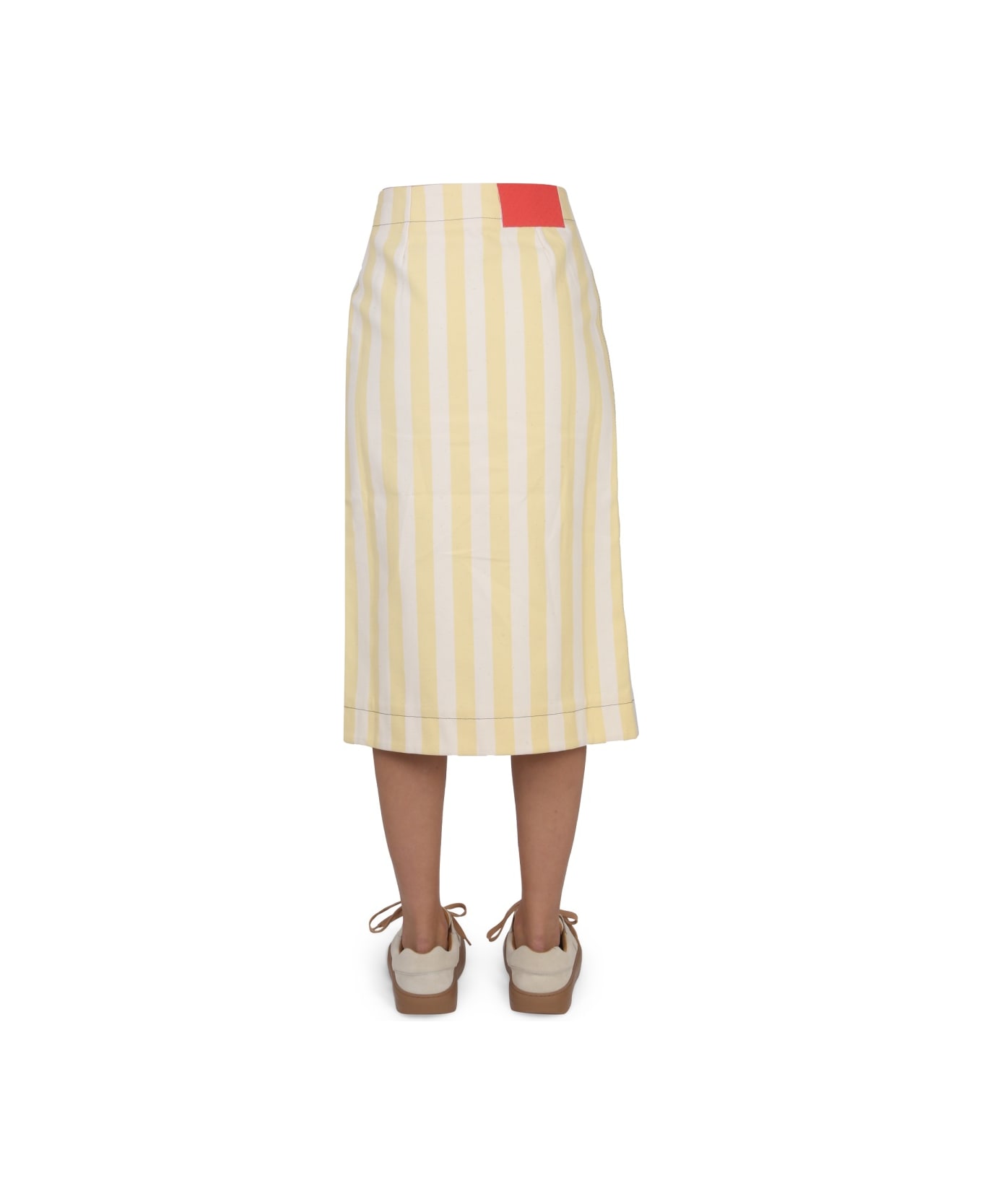 Sunnei Striped Pattern Skirt - BEIGE スカート