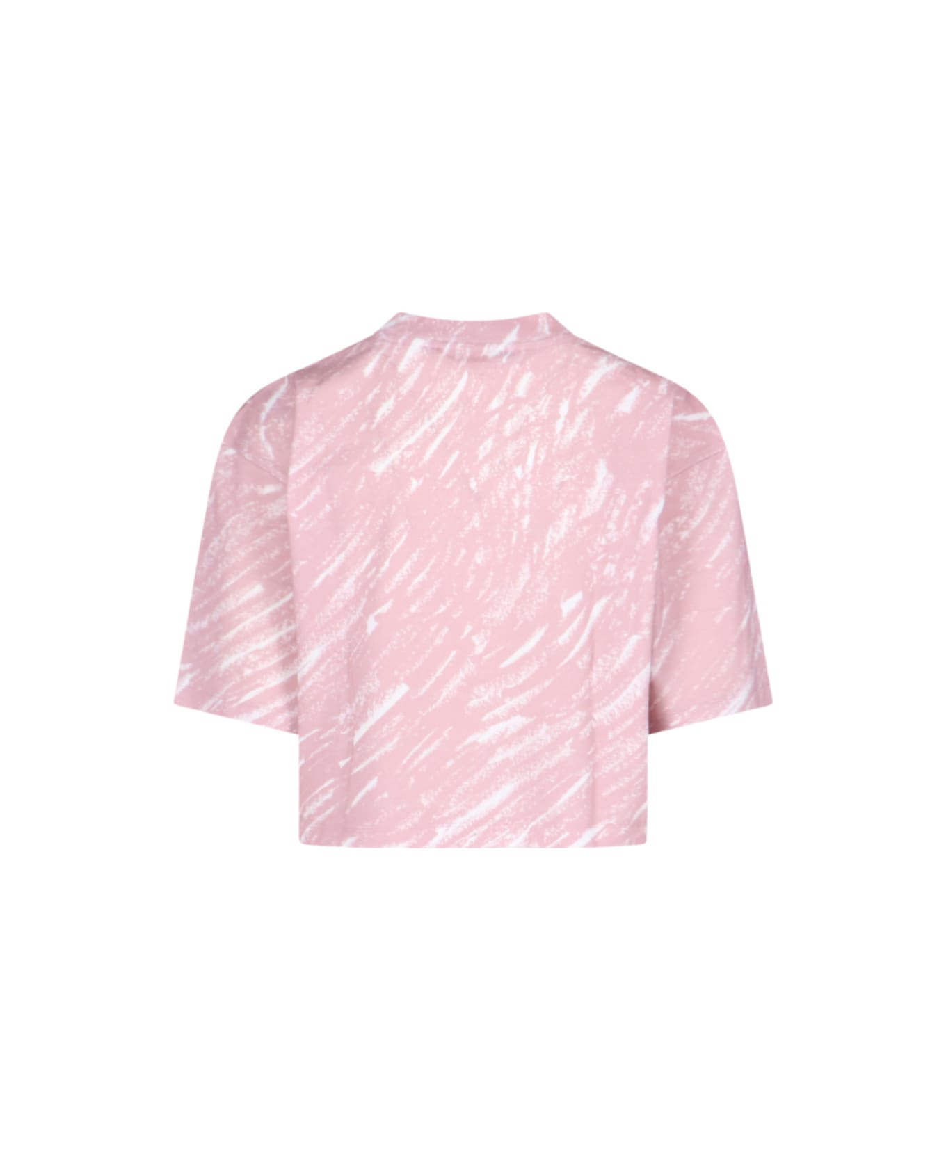 Marni Logo Crop T-shirt - Pink