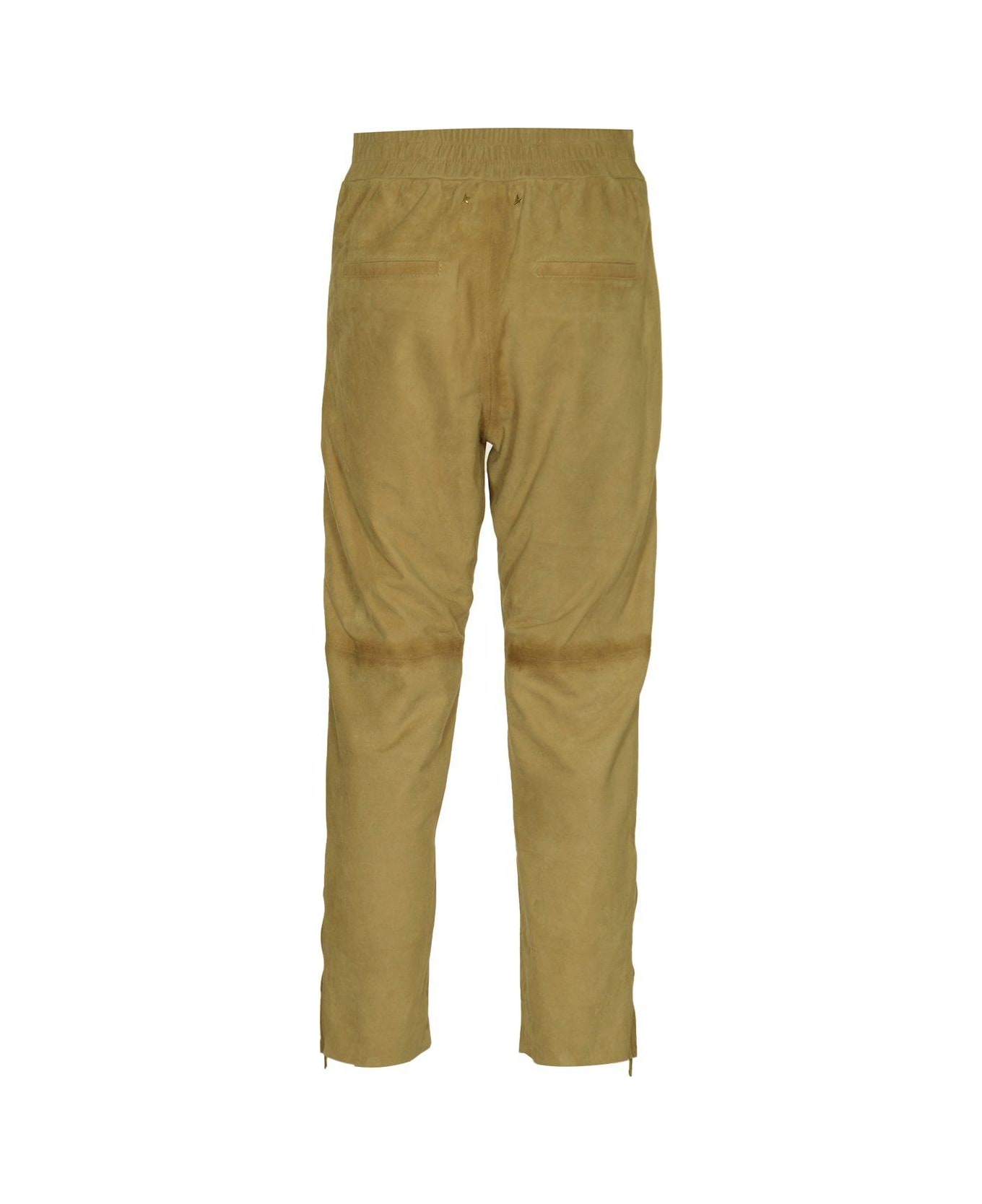 Golden Goose Zipped Detailed Trousers - Dark Taupe