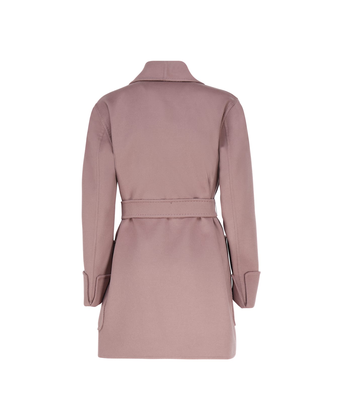 Max Mara Deconstructed Jacket In Wool And Cashmere - Pink