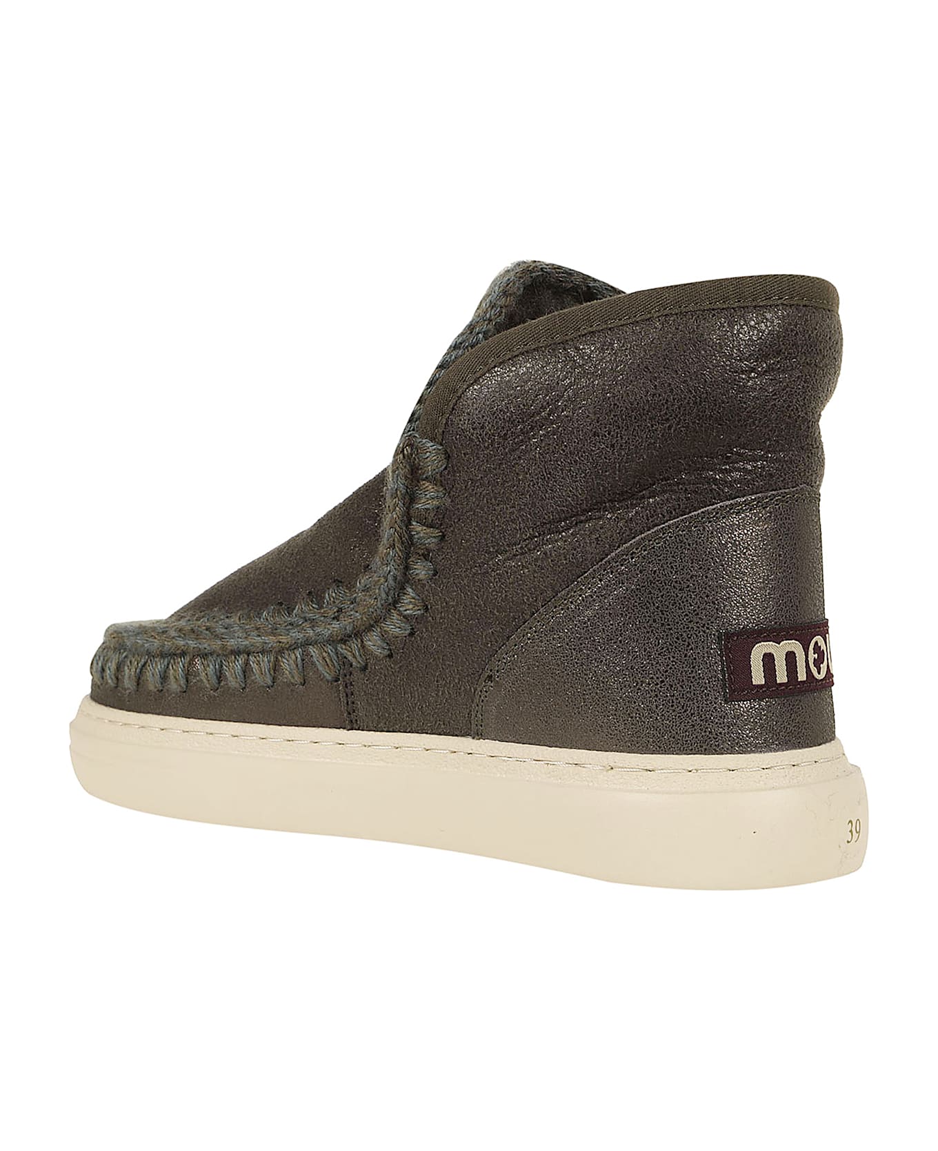 Mou Eskimo Sneaker Bold - Dubkol Dust Metallic Black Olive