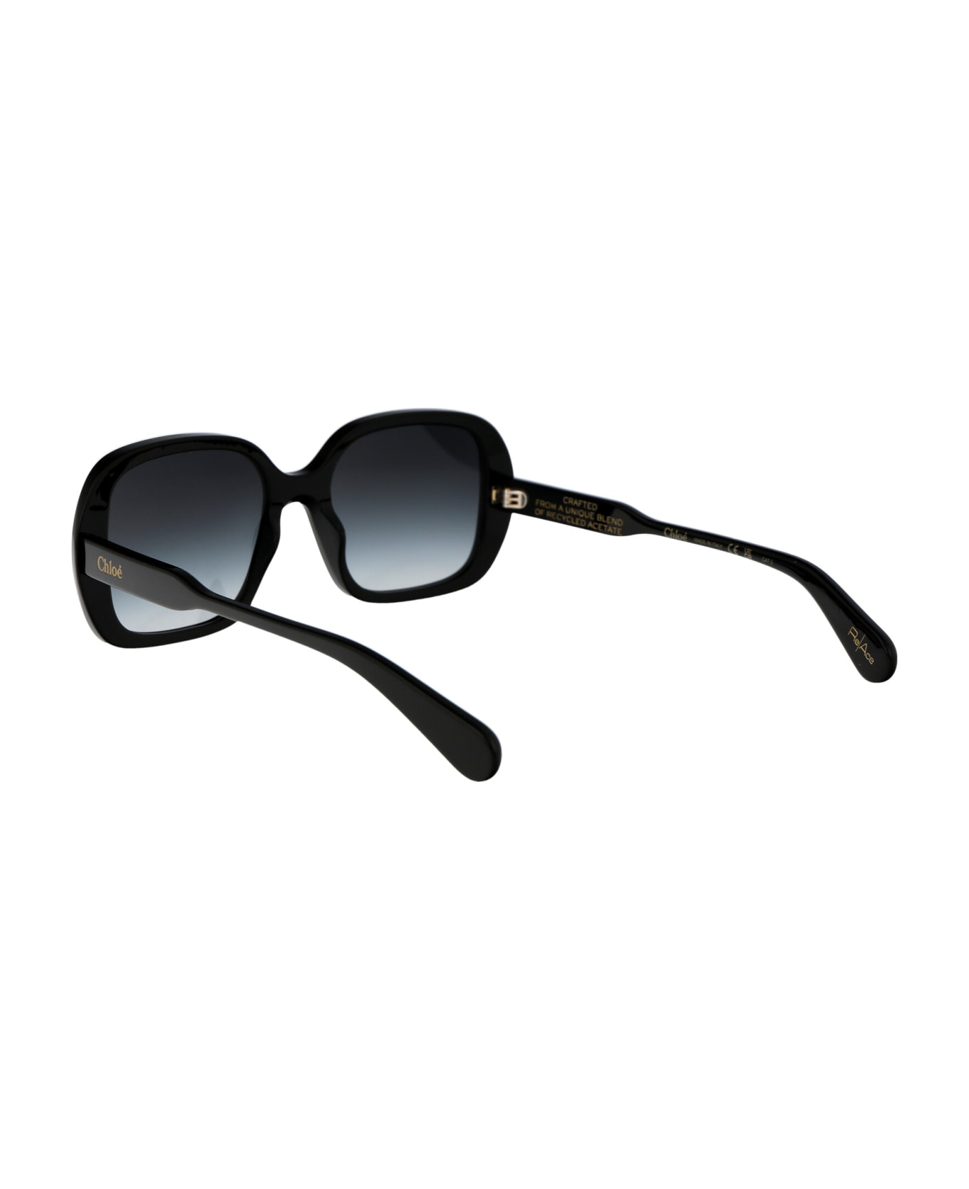 Chloé Eyewear Ch0222s Sunglasses - 001 BLACK BLACK GREY