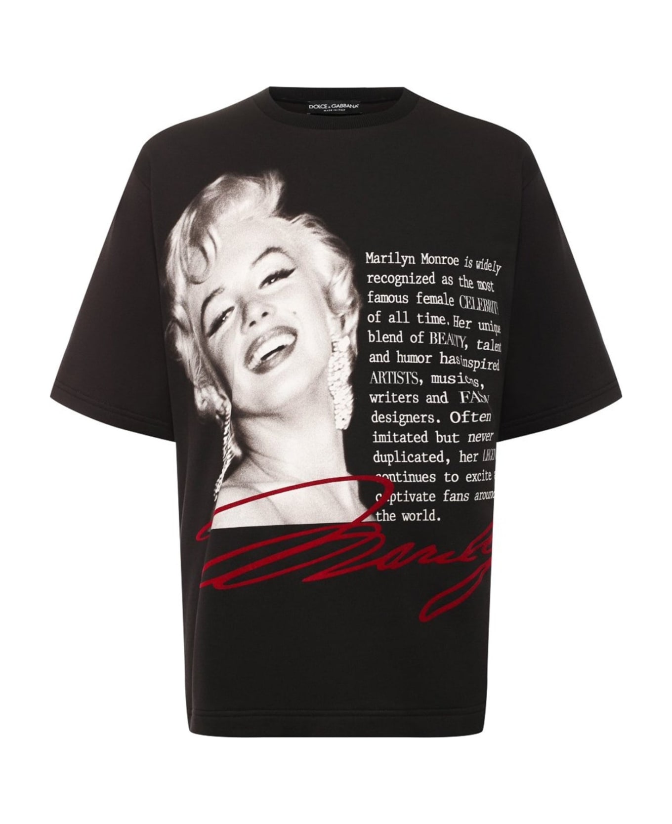 Dolce & Gabbana Marilyn Monroe T-shirt - Black