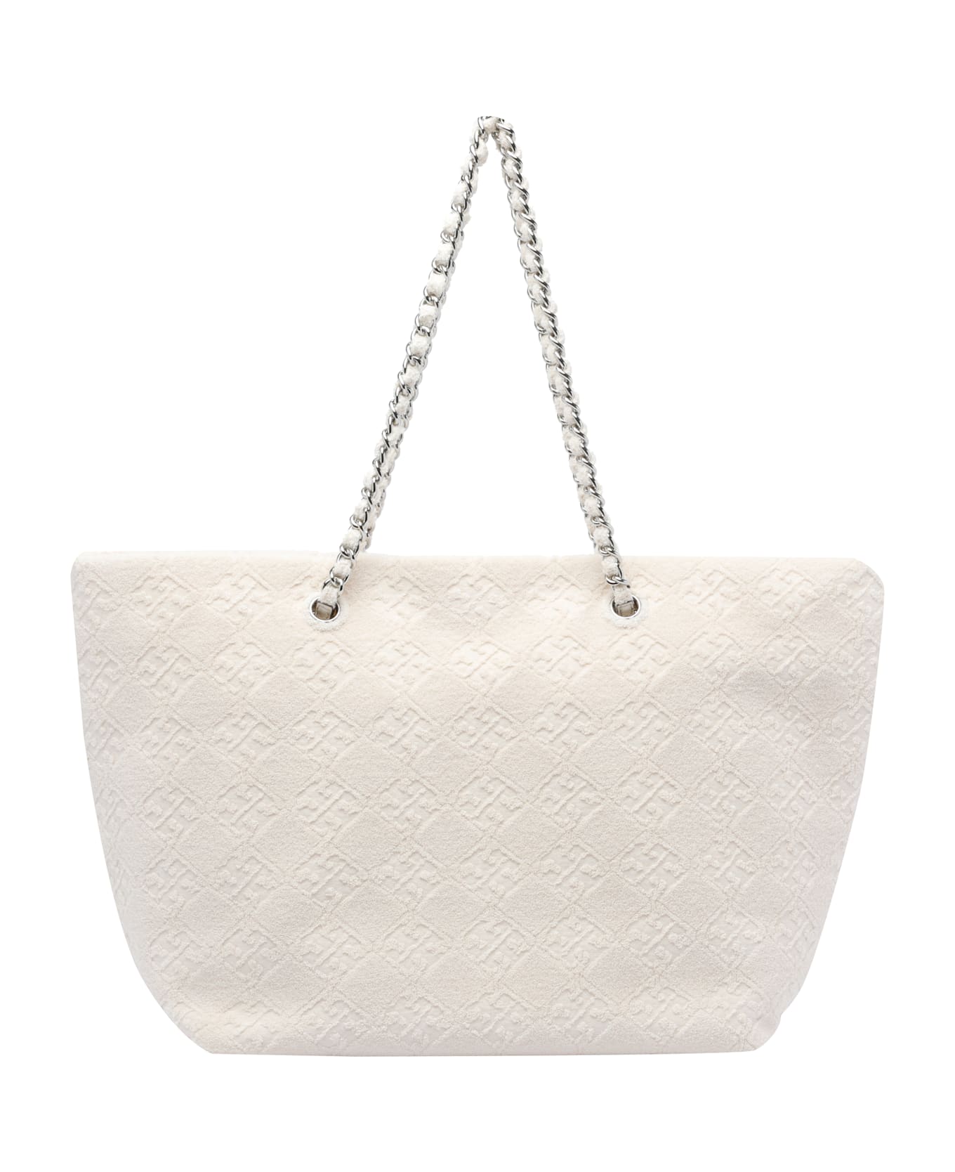 Tory Burch Ella Chain Tote Bag - White