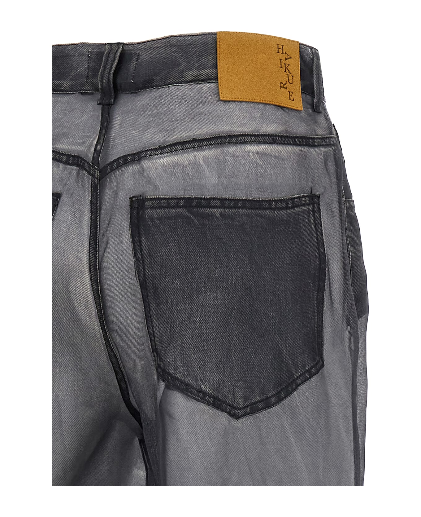 Haikure 
winona
 Pants - Black Denim Print