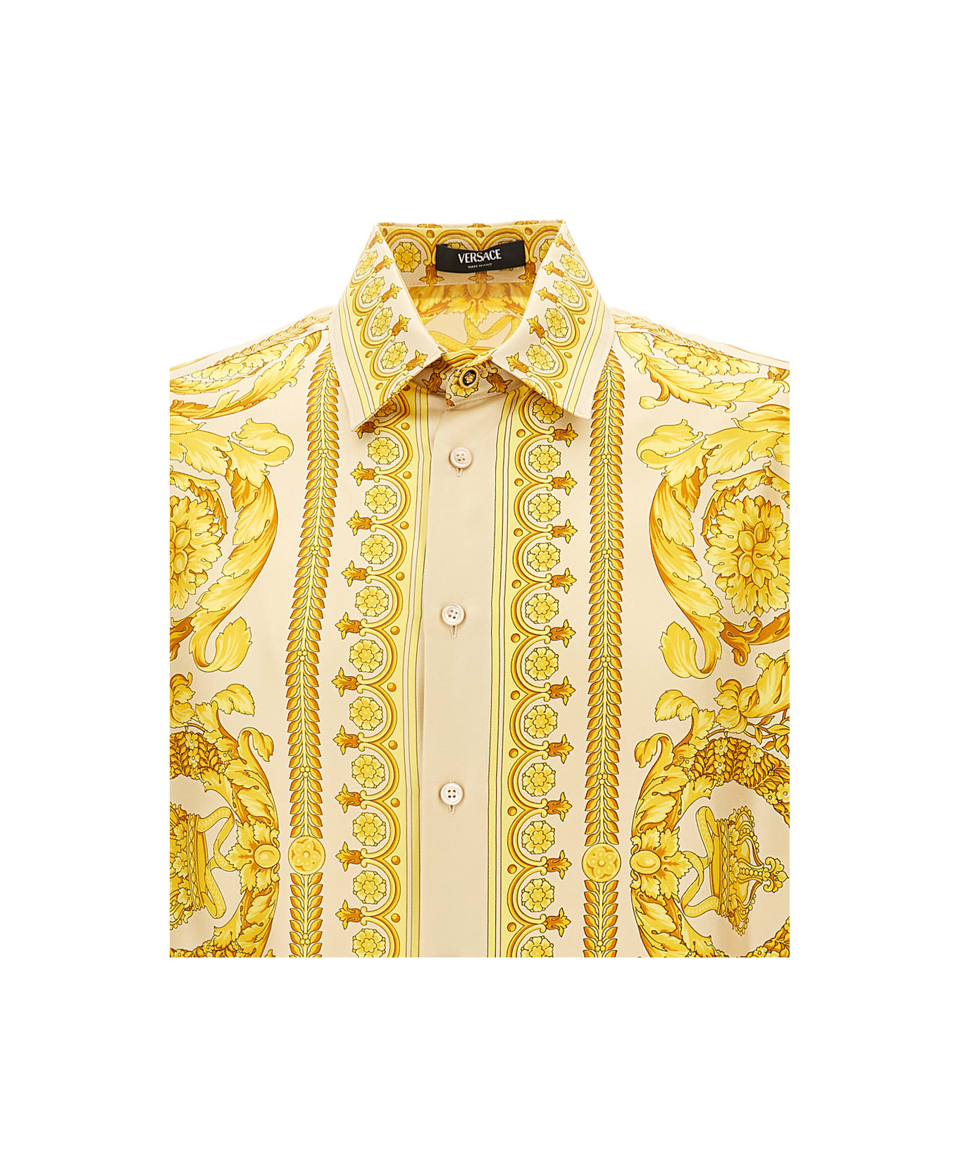 Versace 'barocco' Shirt - Champagne シャツ