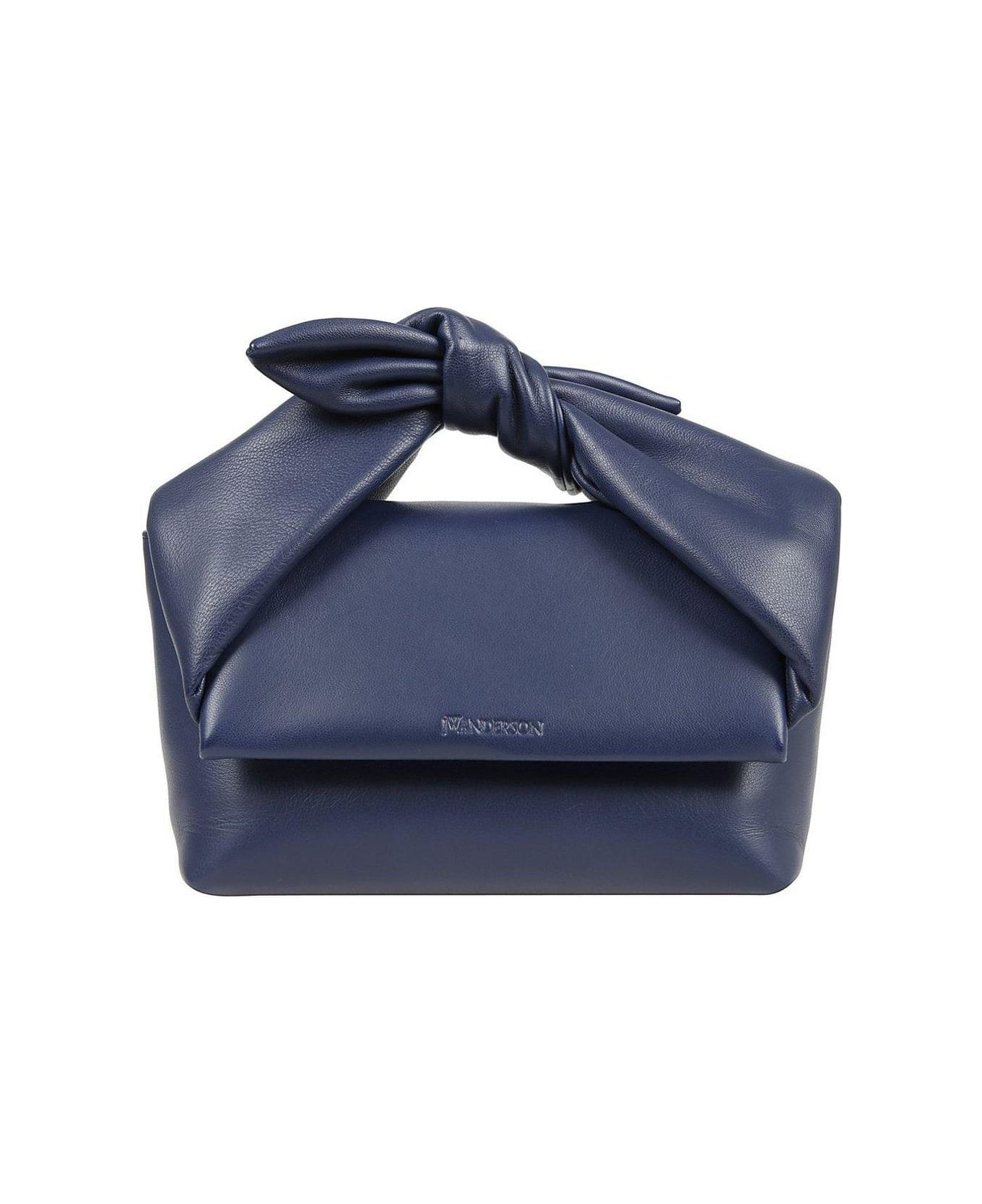 J.W. Anderson Medium Bow Twister Top Handle Bag - Blu