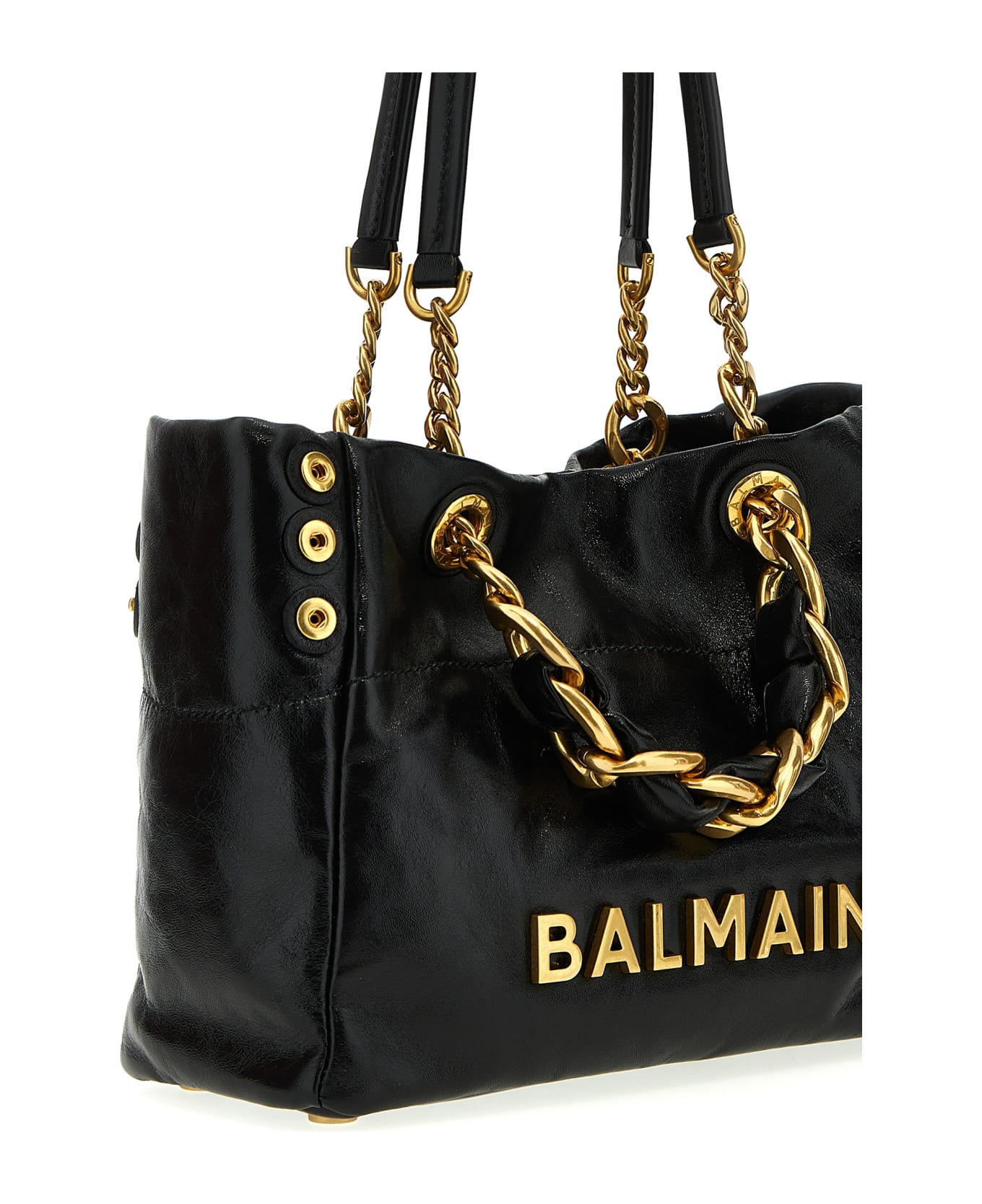 Balmain '1945 Soft' Shopping Bag - Black
