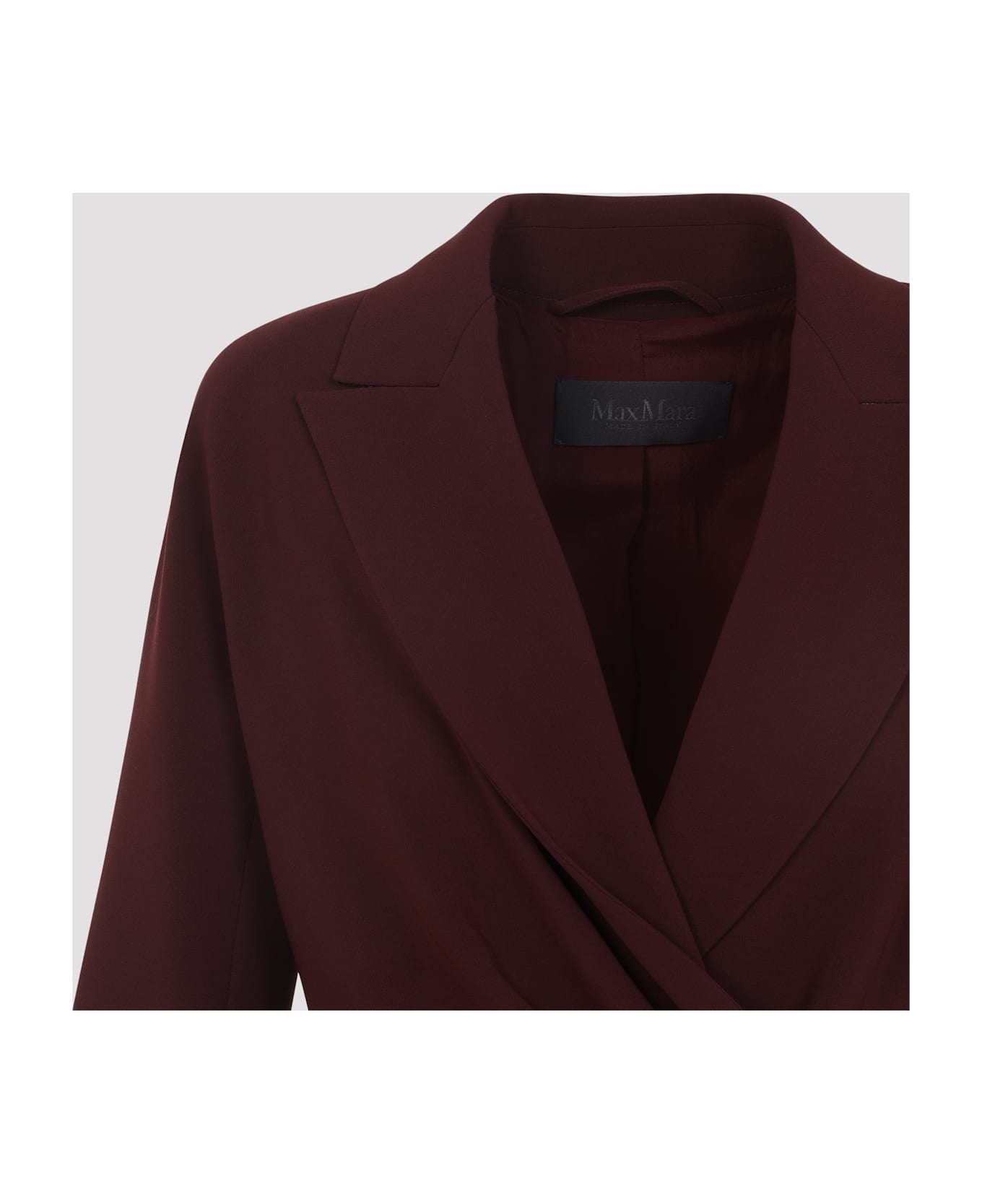 Max Mara Pianoforte Alare Cady Jacket - Red
