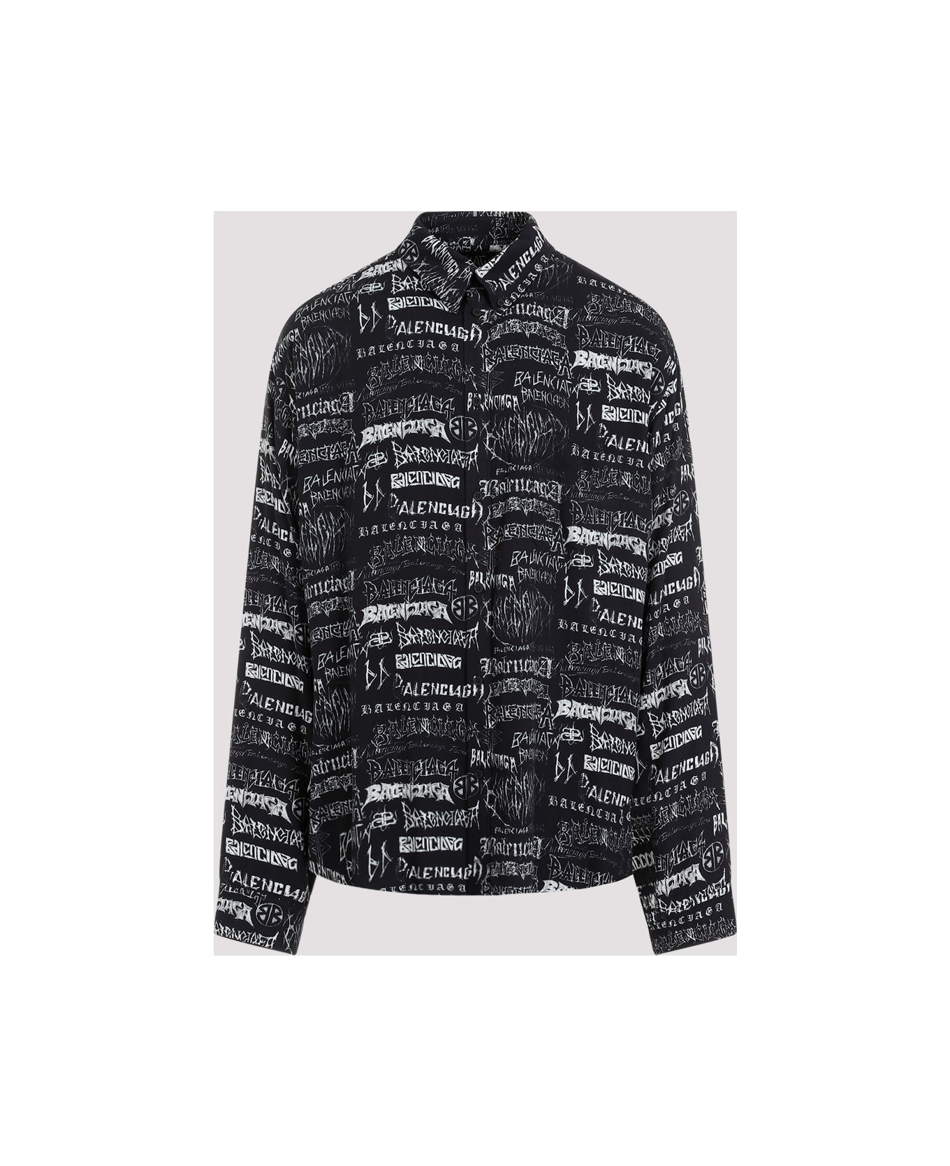 Balenciaga L/s Large Fit Shirt - Black