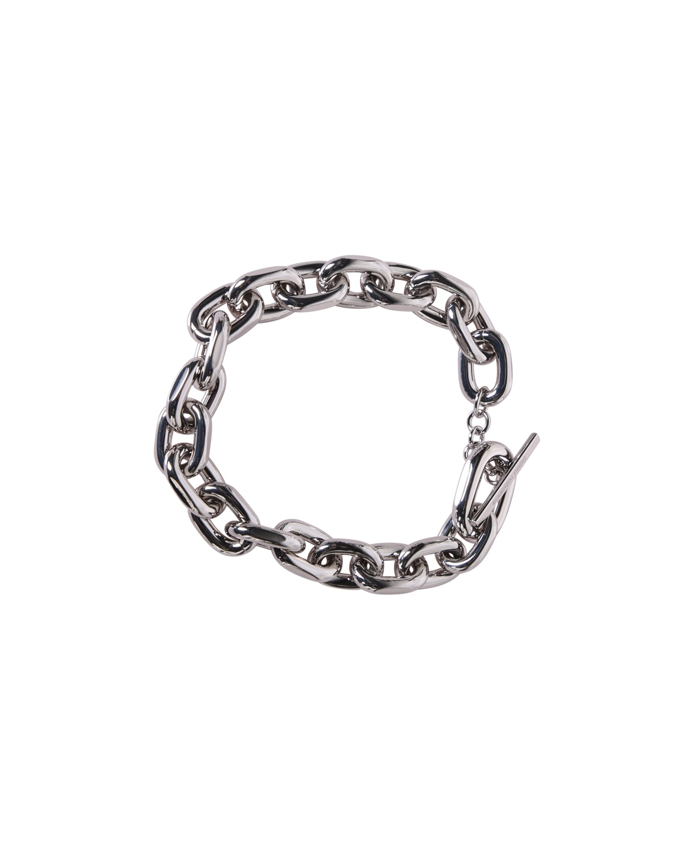Paco Rabanne Xl Link Silver Nacklace - Metallic