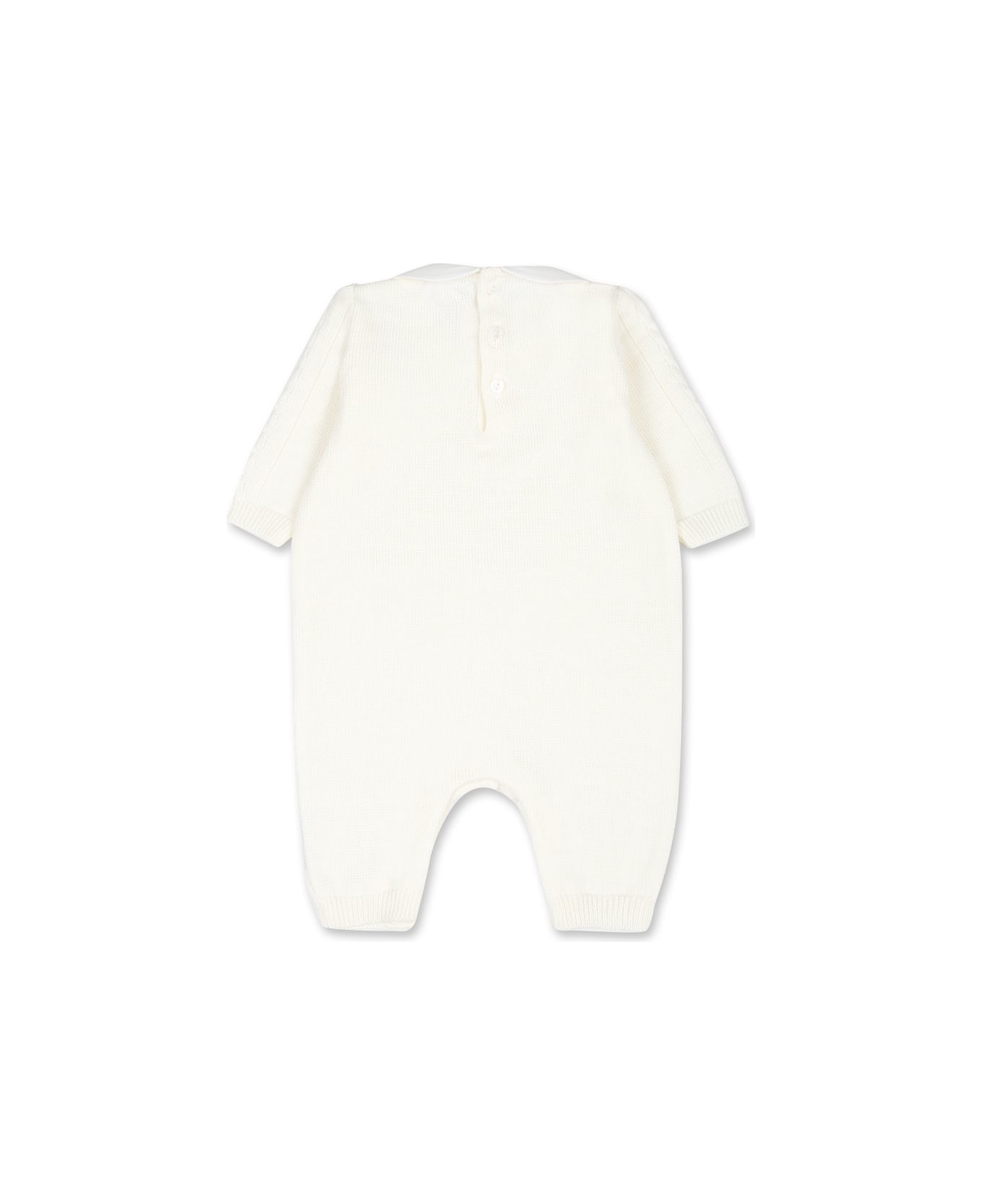 Little Bear White Babygrow For Babykids - White