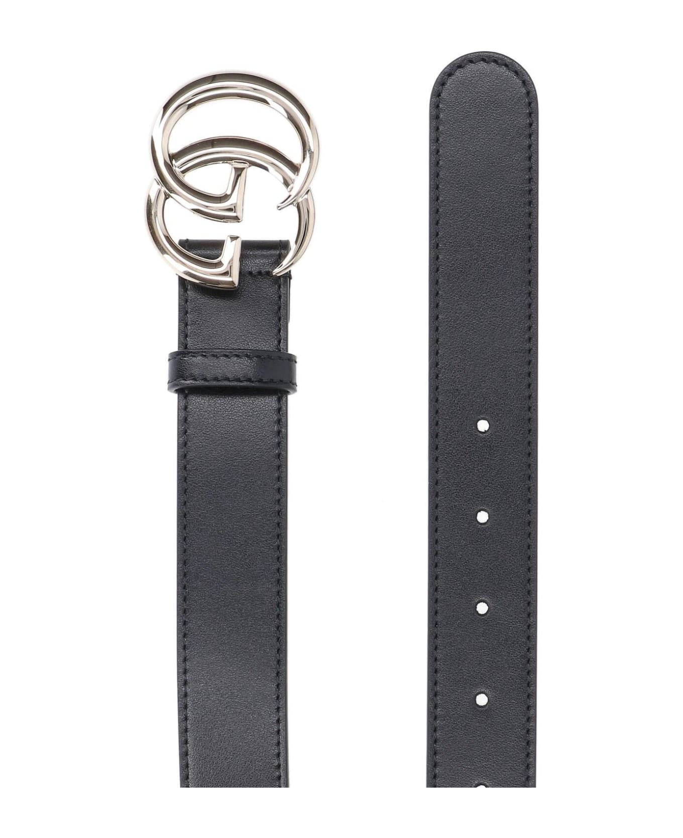 Gucci 
gg Marmont
 Thin Belt - Black