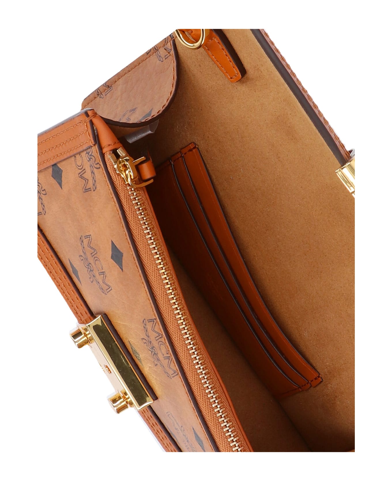 MCM Medium Crossbody Bag "tracy" - Brown