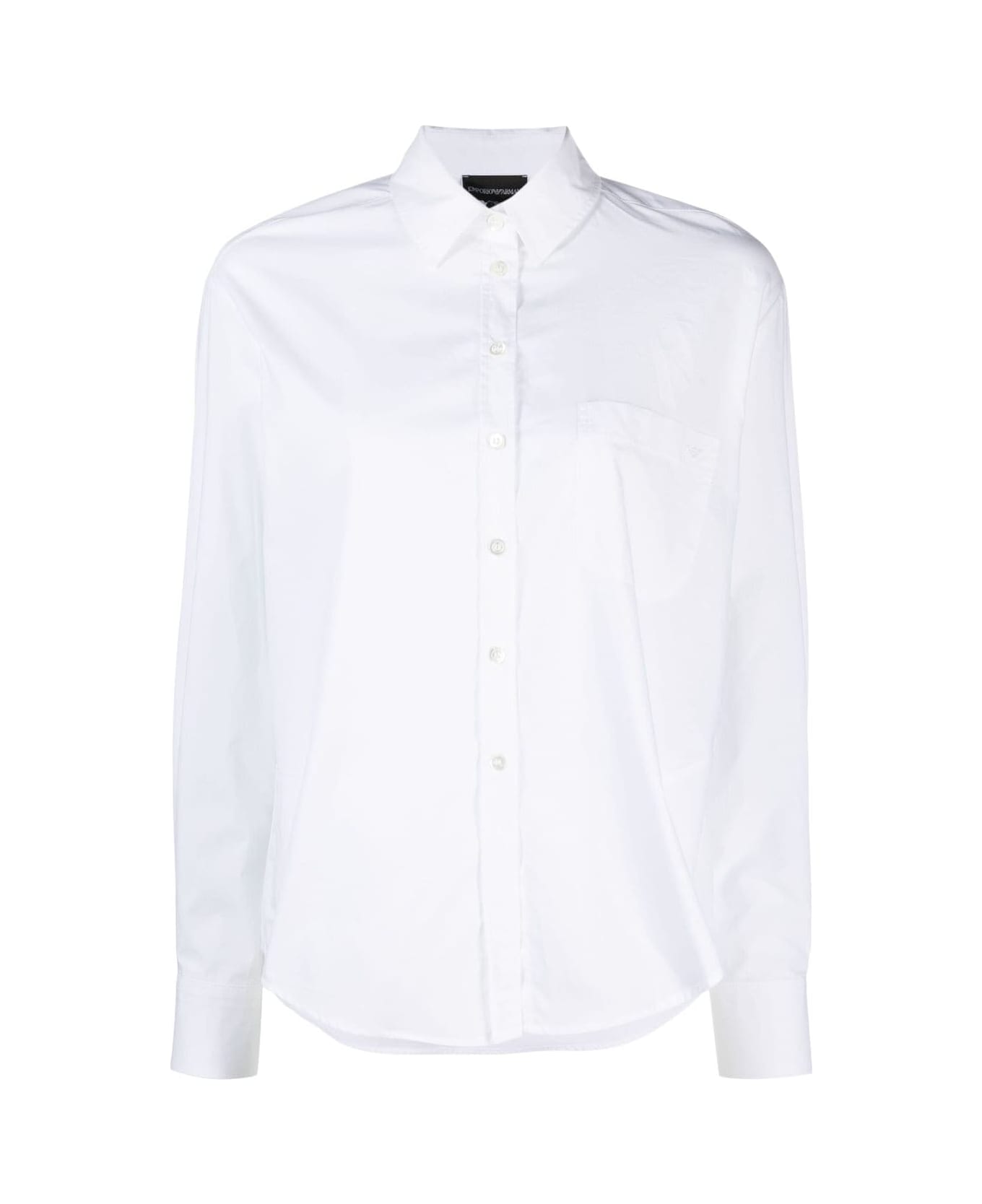 Emporio Armani Long Sleeve Shirt - Optical White