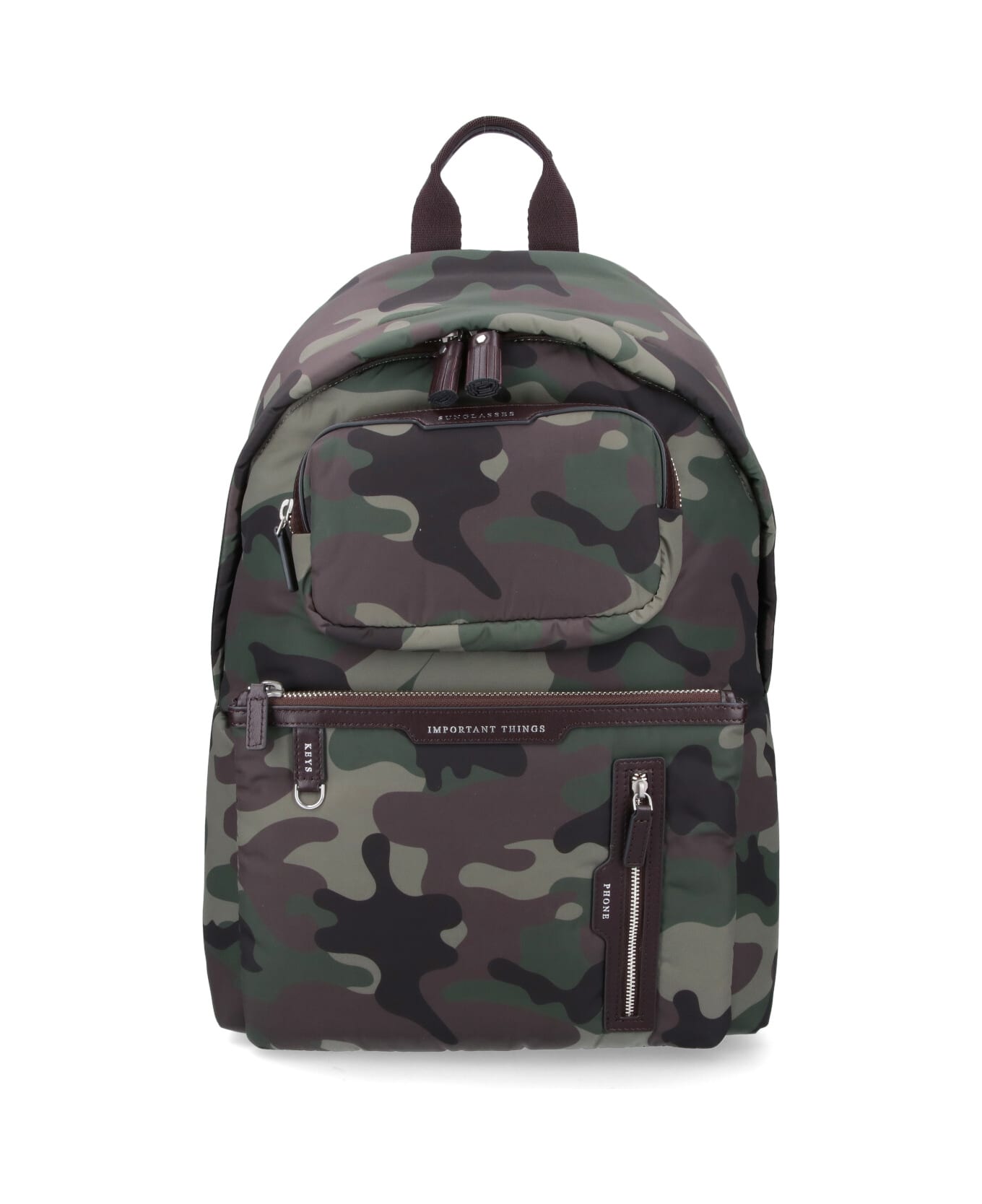 Anya Hindmarch 
camouflage Multi Pocket
 Backpack - Green