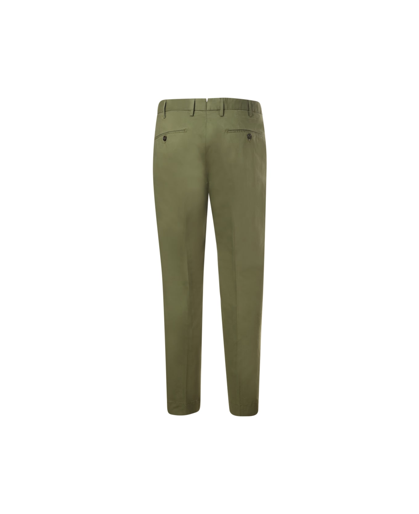Incotex Trousers With Pleats - Green ボトムス