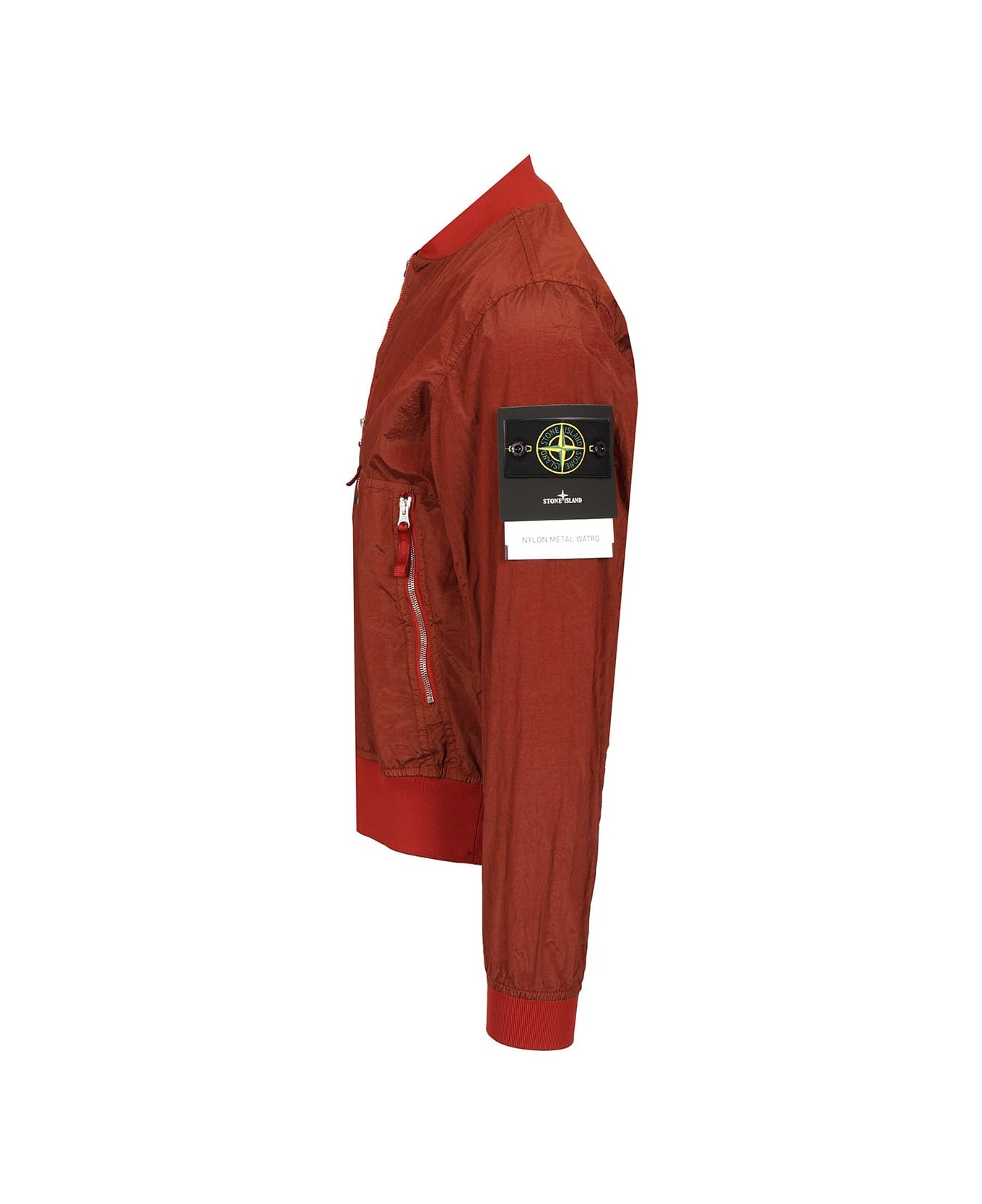 Nylon Metal Bomber Jacket - Thumbnail 4