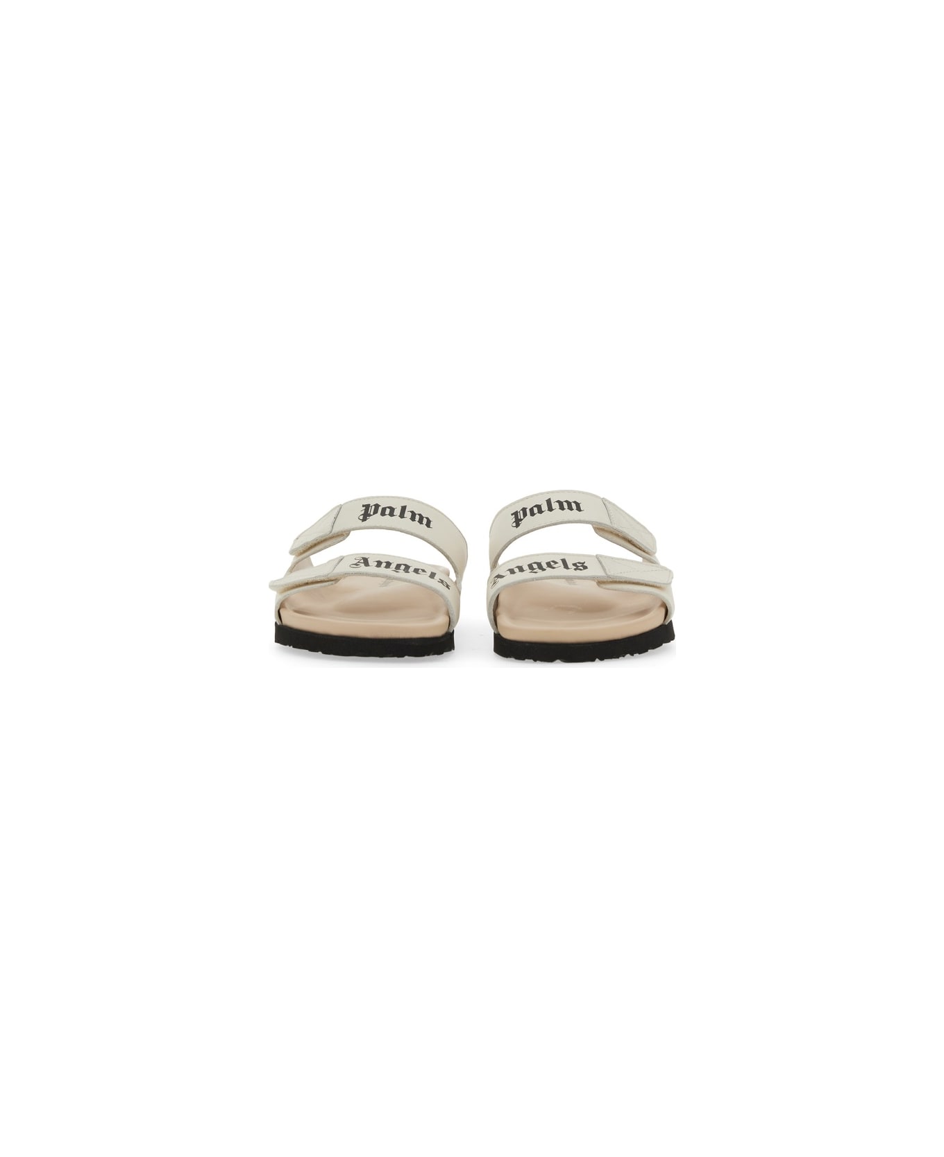 Palm Angels Sandal With Logo - WHITE