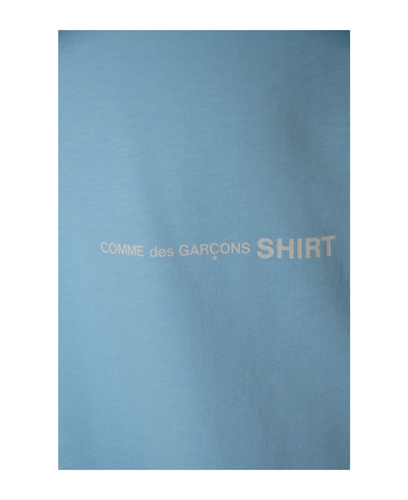 Comme des Garçons Chest Logo Regular T-shirt - Blue シャツ