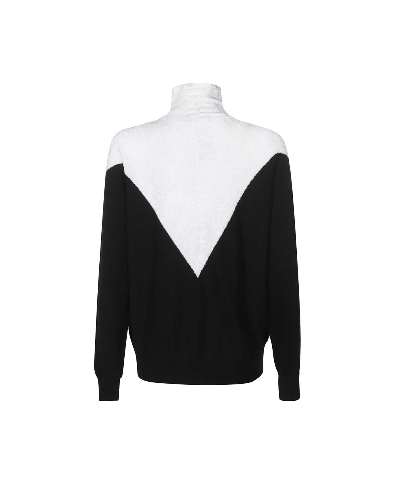Emporio Armani Turtleneck Sweater - White ニットウェア