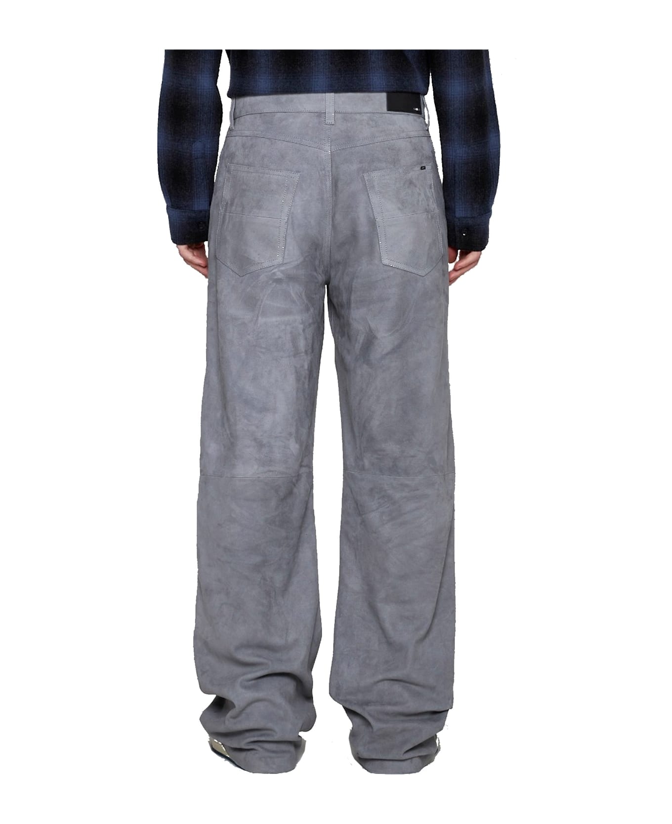 AMIRI Leather Pants - Gray