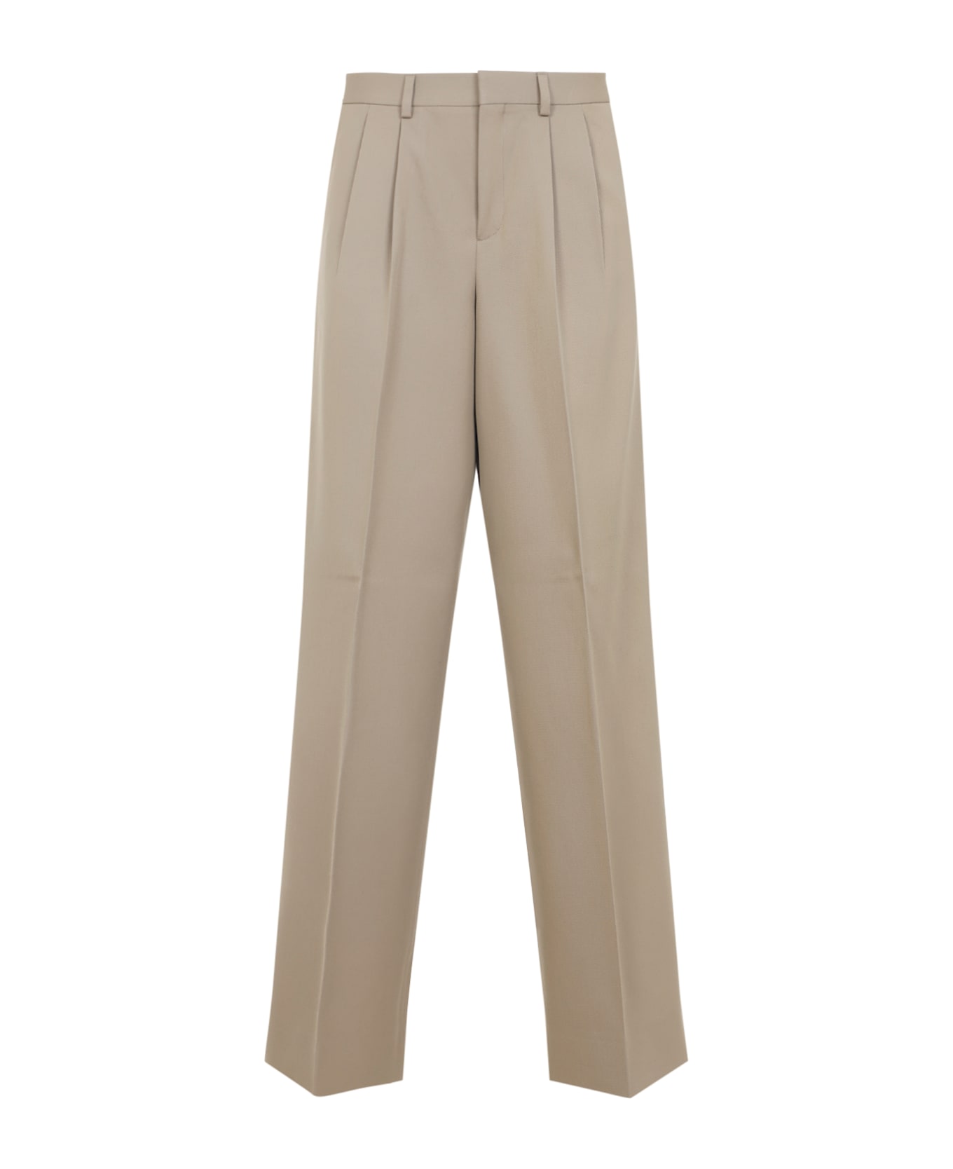 Celine Pleated Pants - BEIGE