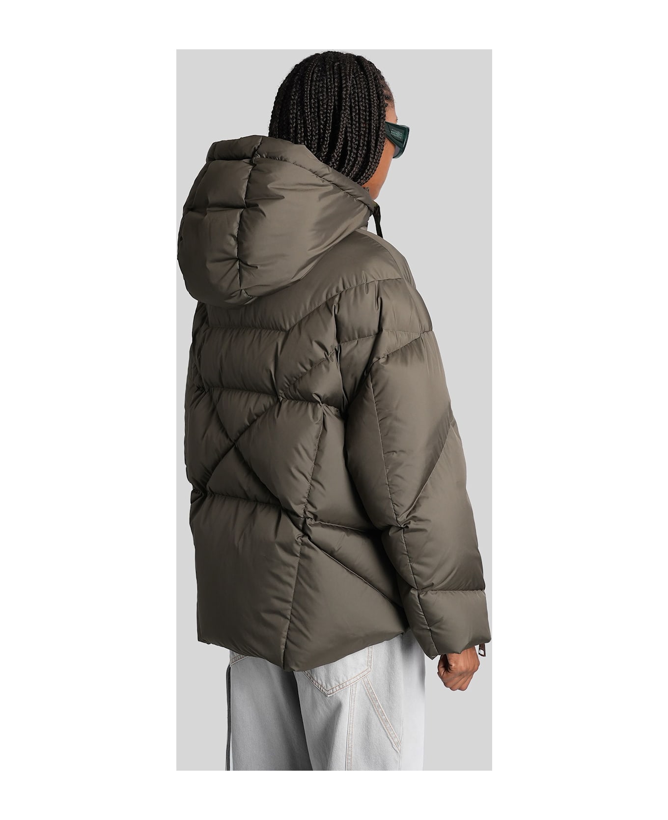 Khrisjoy Puffer In Green Polyamide - OLIVE GREEN