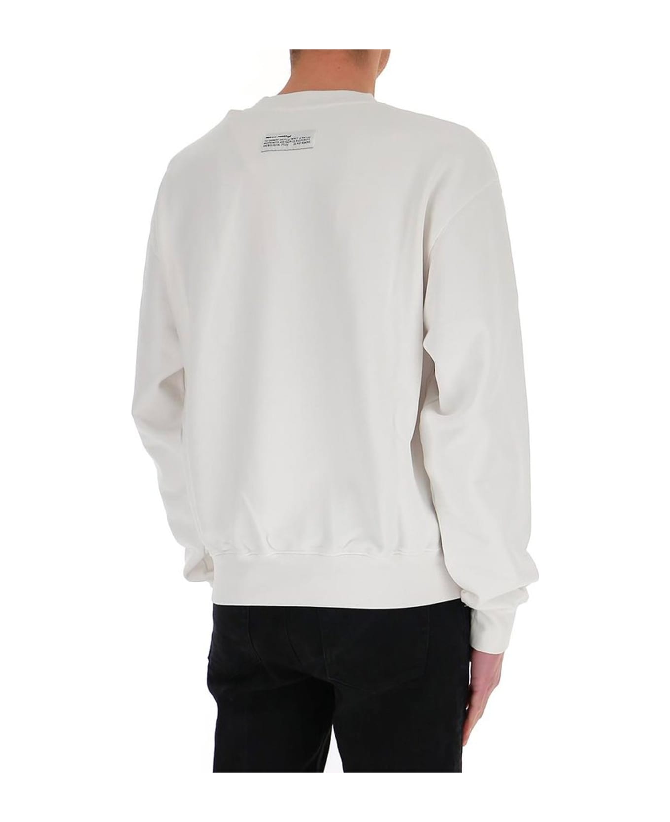 HERON PRESTON Periodic Table Print Sweatshirt - White