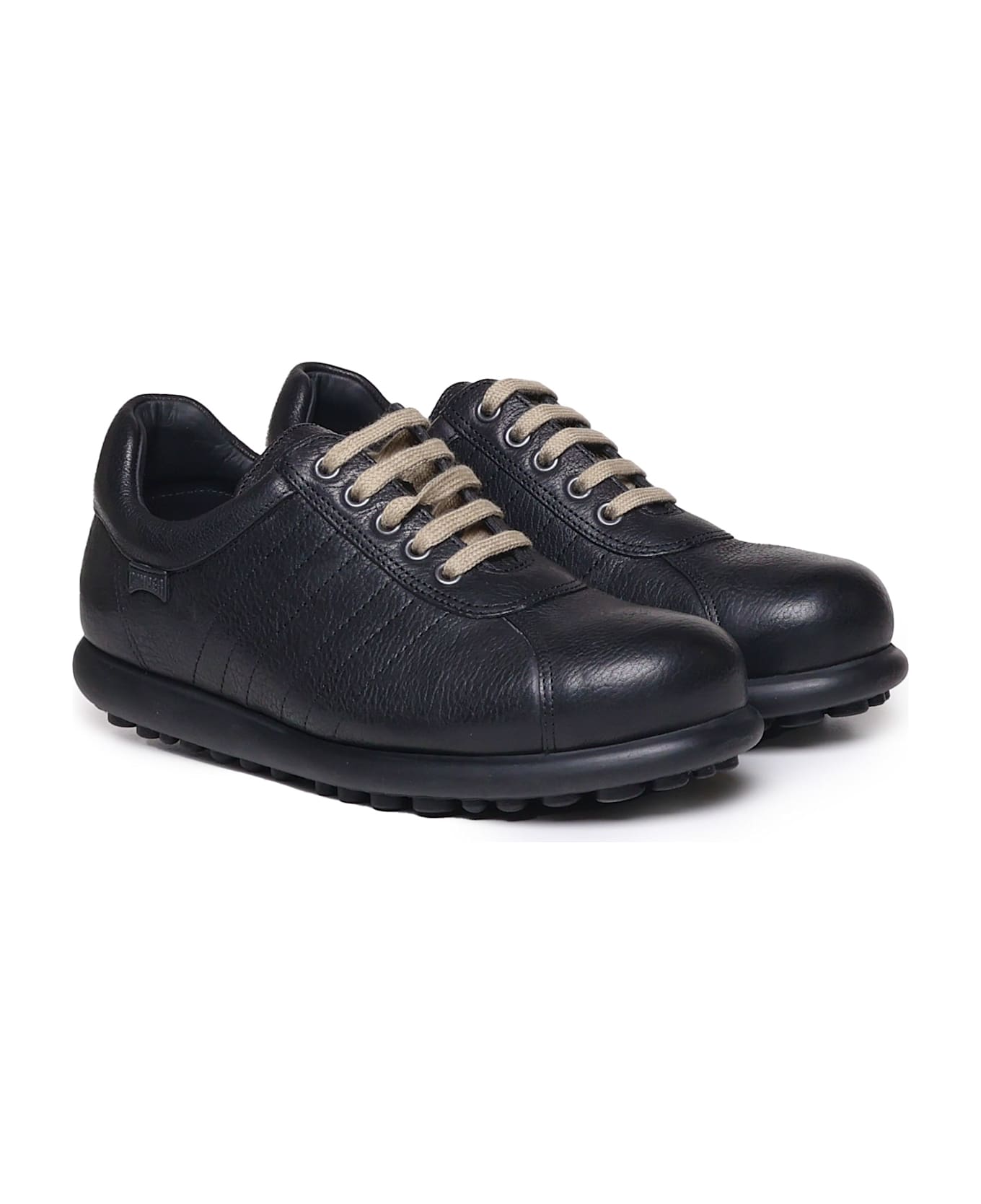 Camper Sneakers In Leather - Negro Ariel Negro