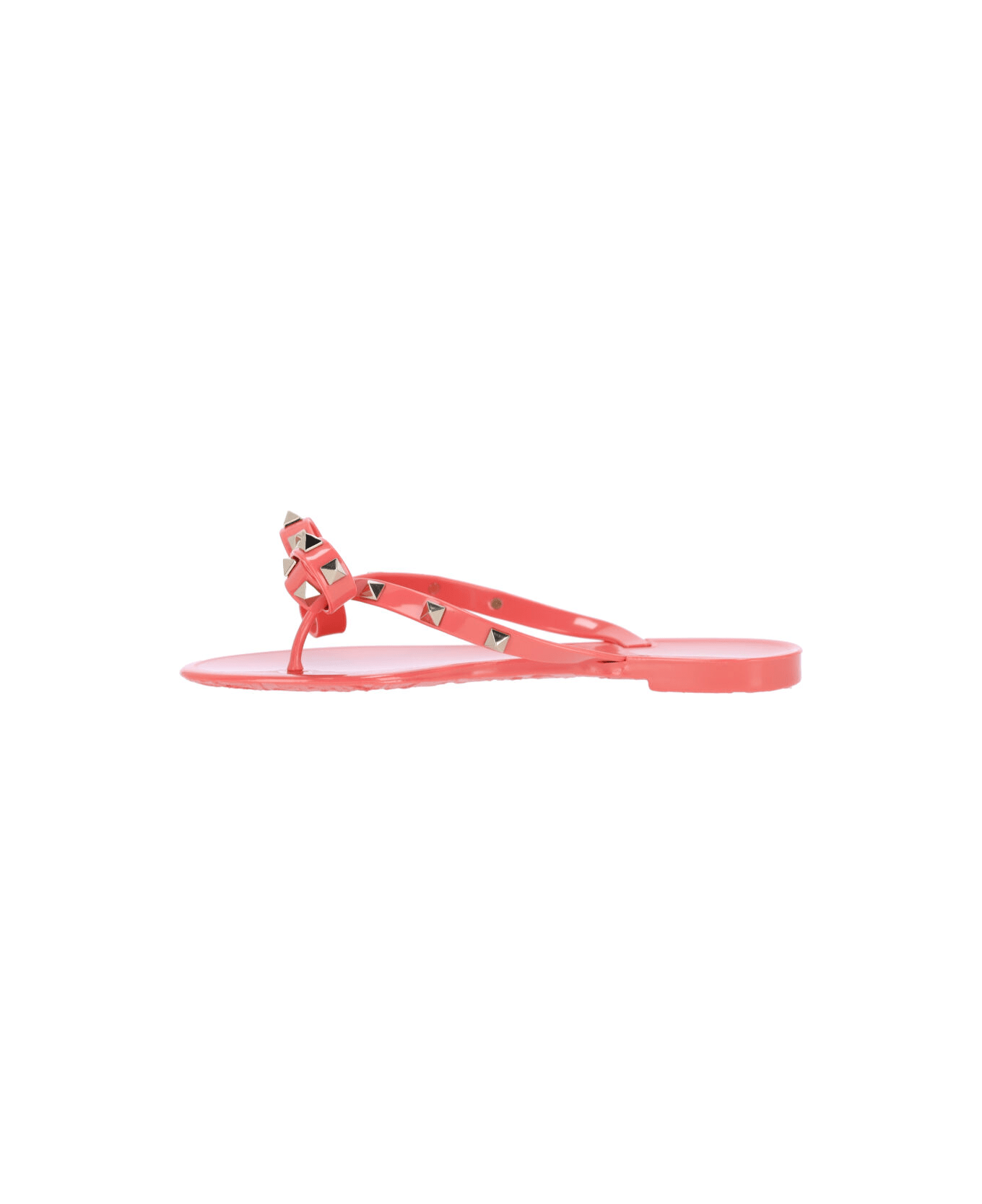 Valentino Garavani "rockstud" Flip Flops - Red サンダル