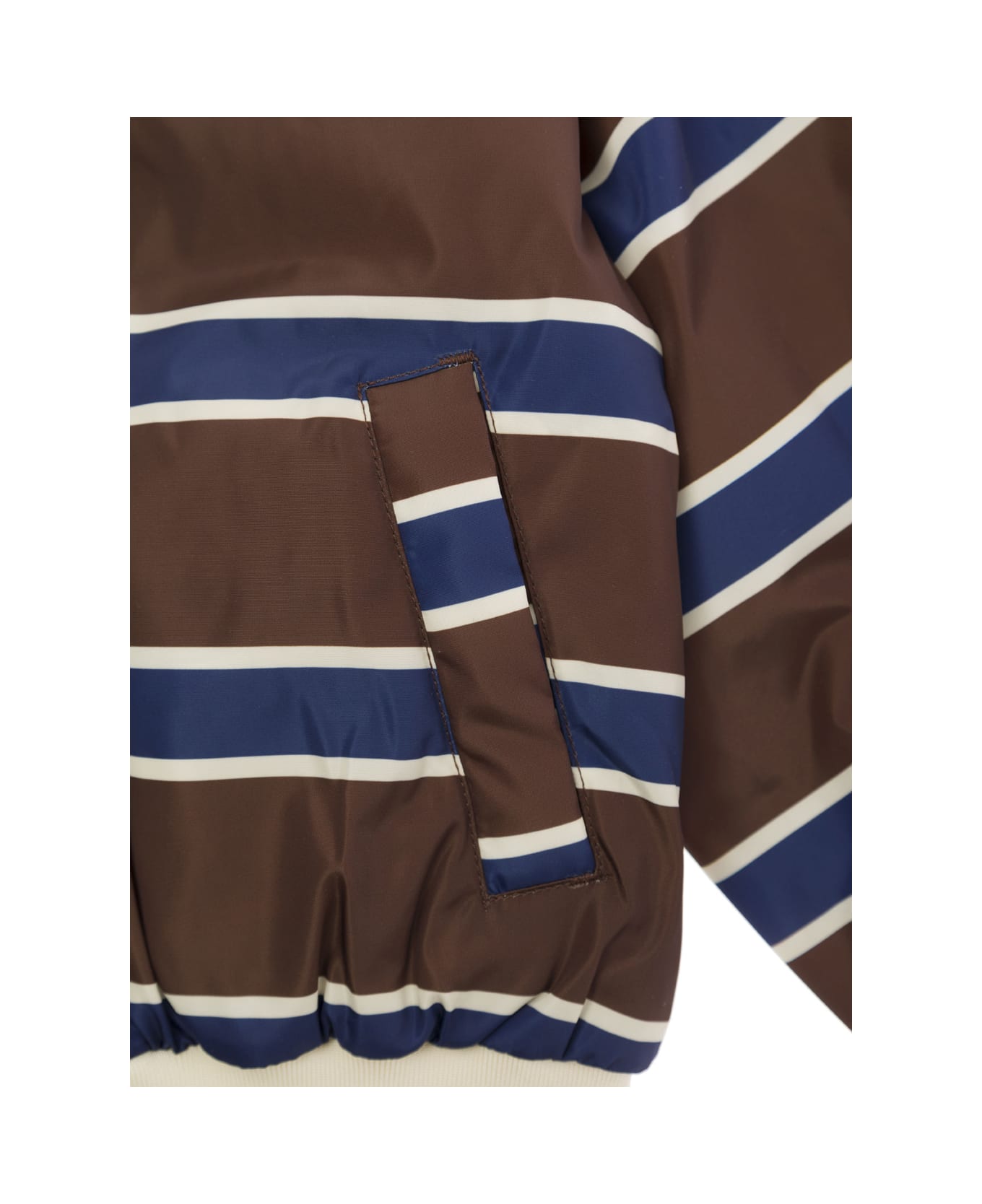 Mini Rodini Stripe Reversible Baseball Jacket - Multicolor コート＆ジャケット