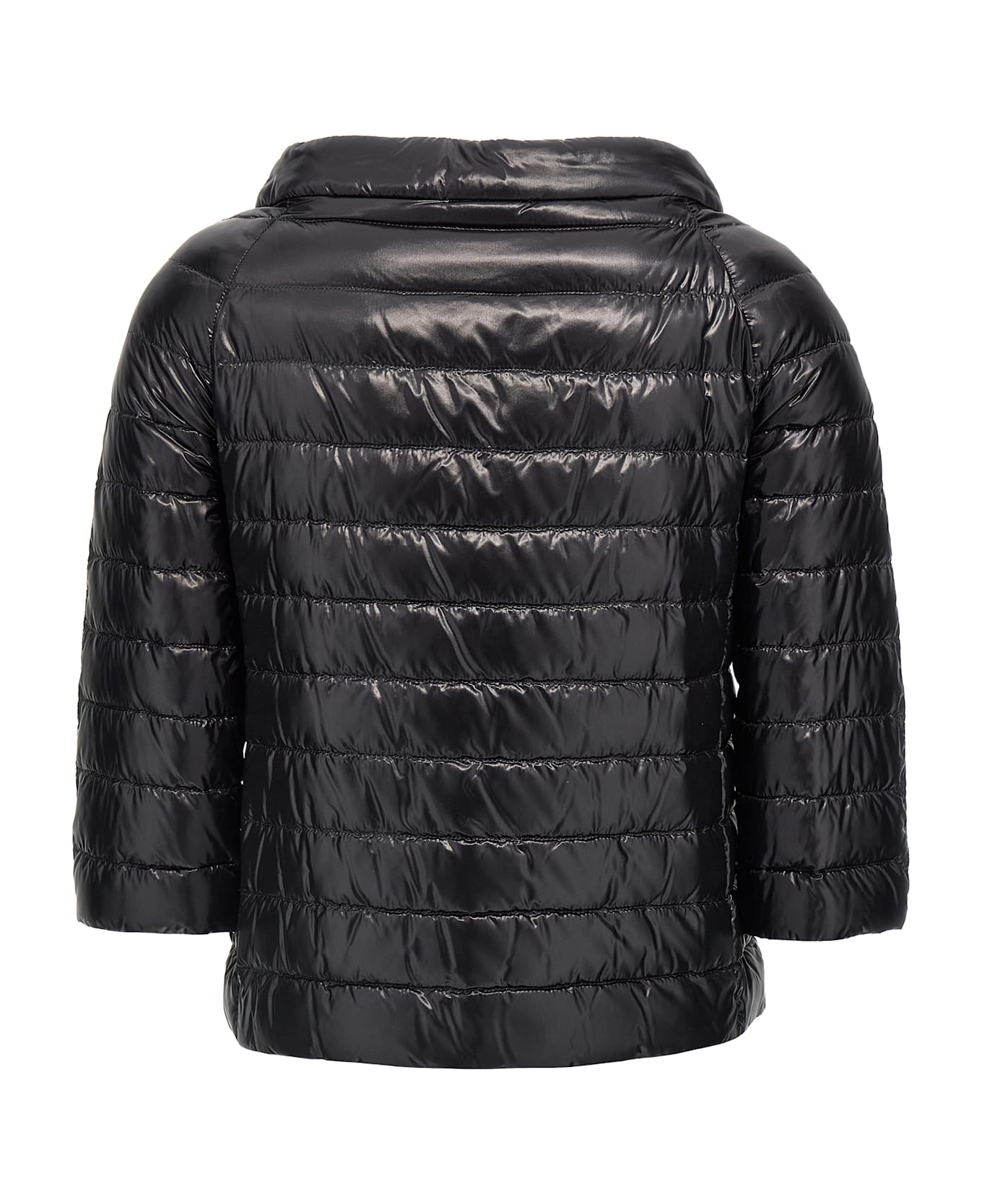 Herno Reversible Hood - Nero Grigio