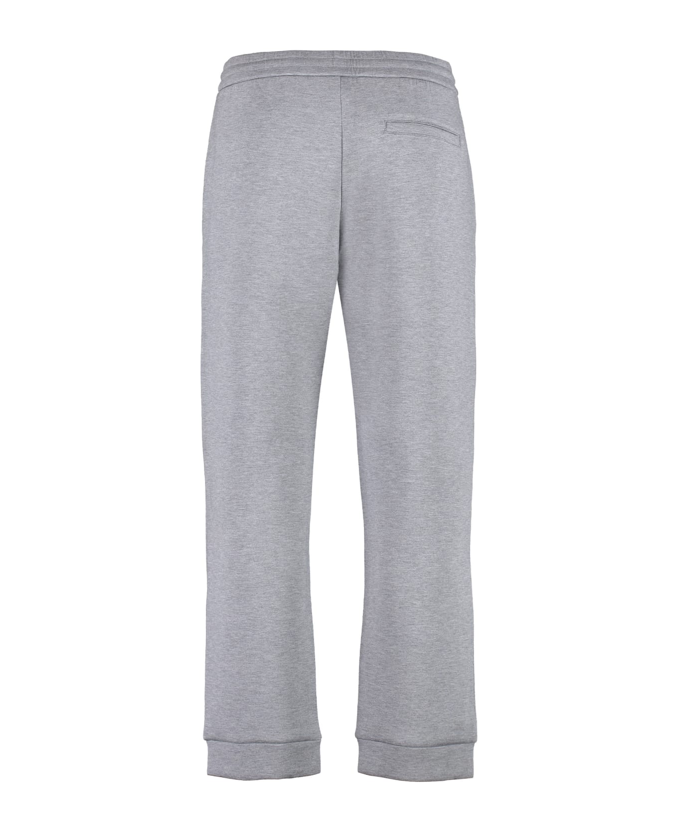 Emporio Armani Embroidered Sweatpants - grey