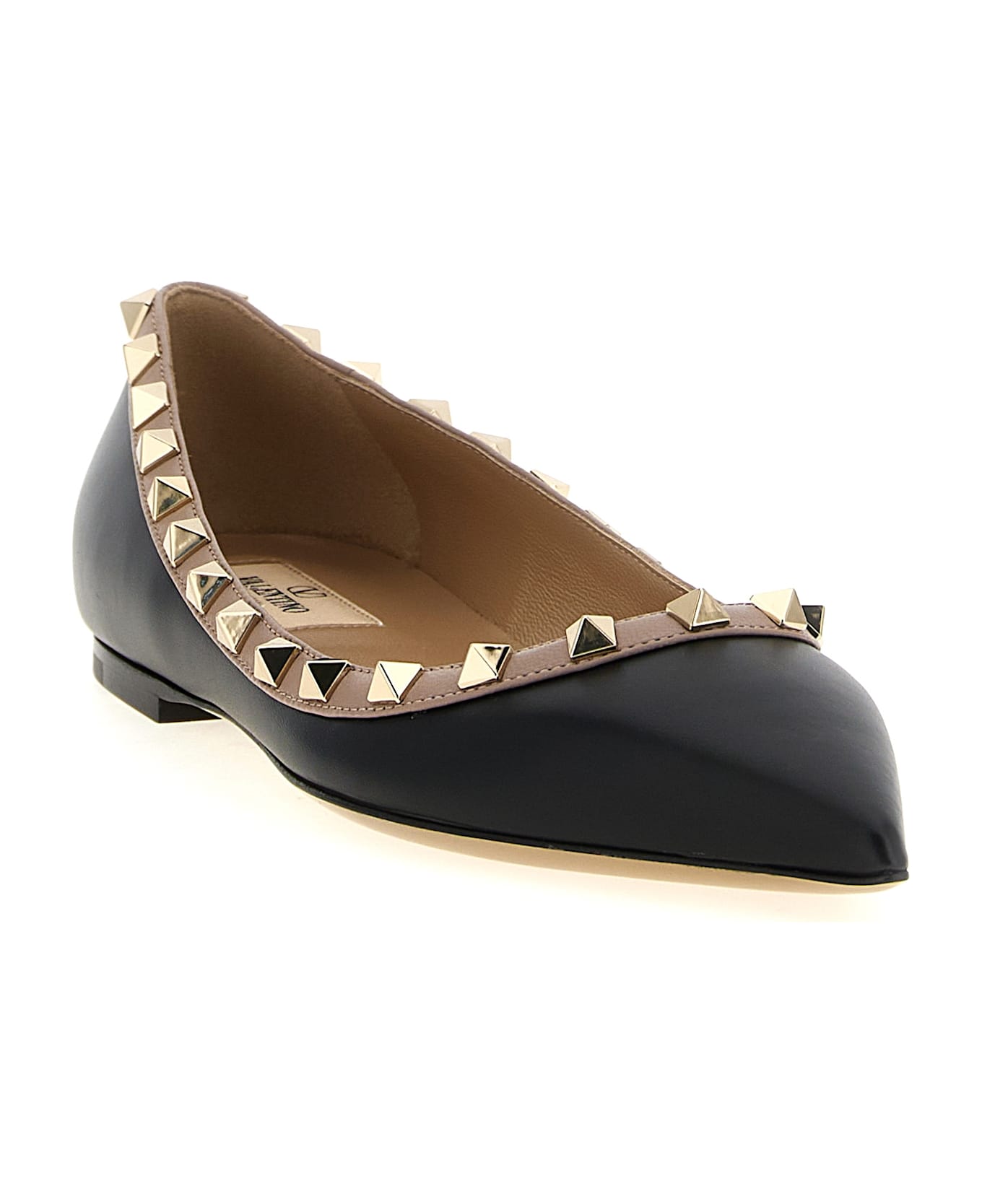 Valentino Garavani 'rockstud' Ballet Flats - Black  