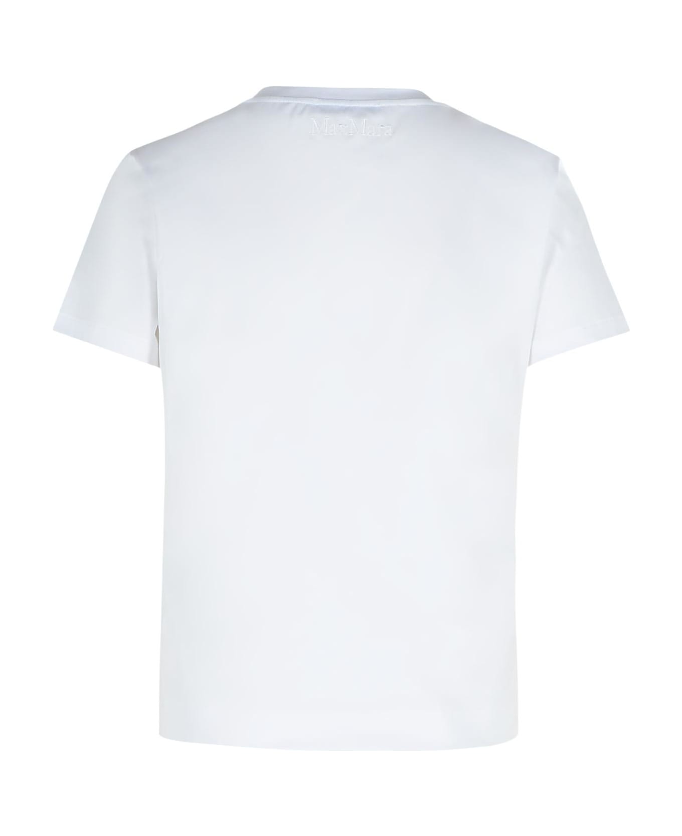 Max Mara 'nernia' White Cotton T-shirt - White