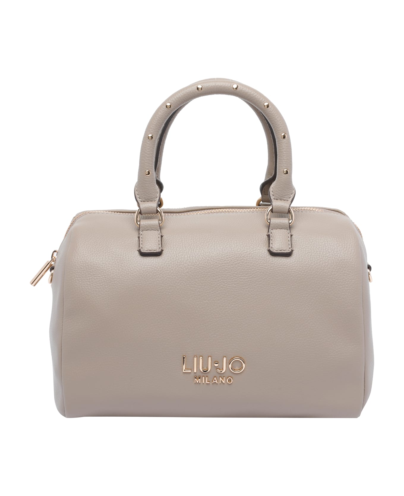Liu-Jo Logo Satchel - Beige