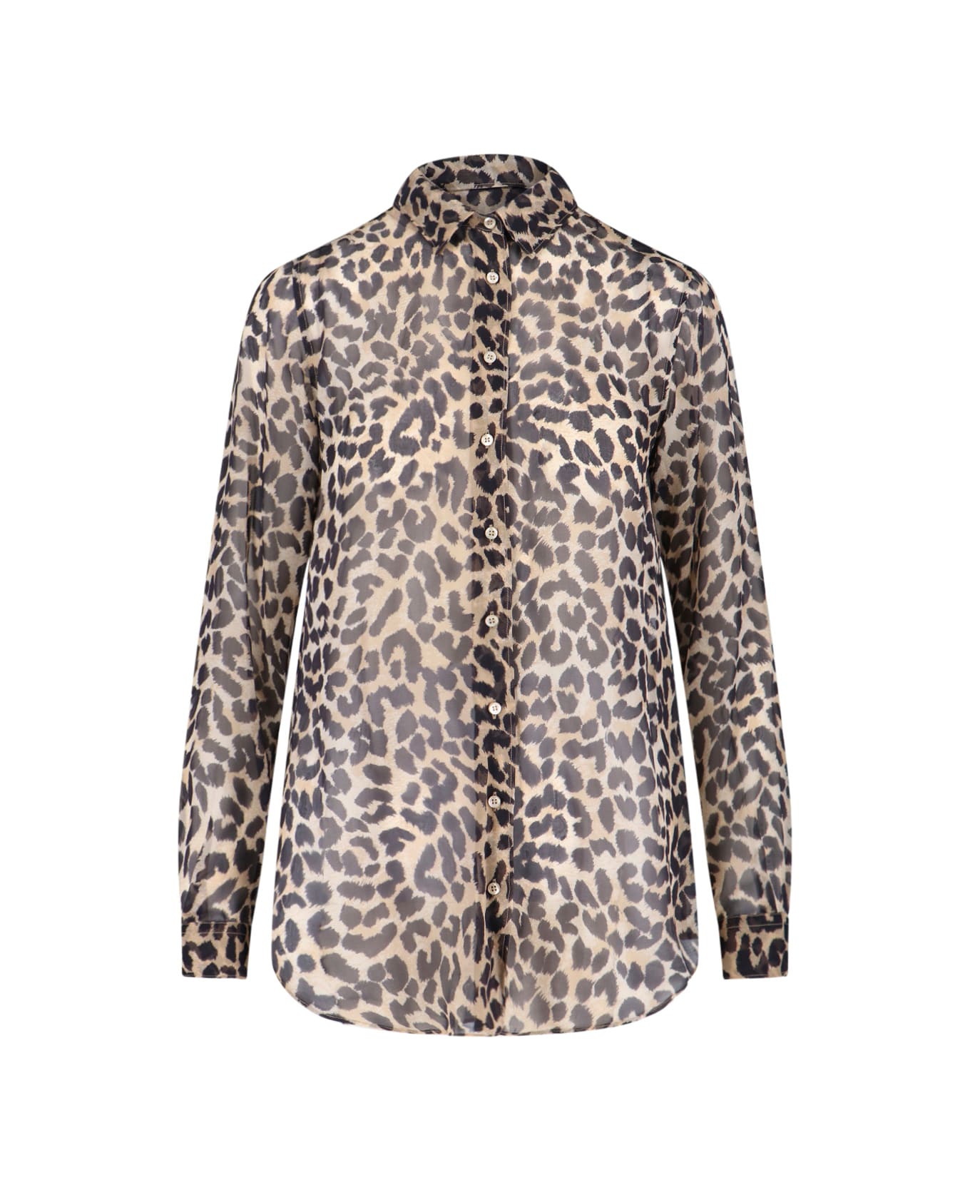 Aspesi Semi-transparent Shirt - Red