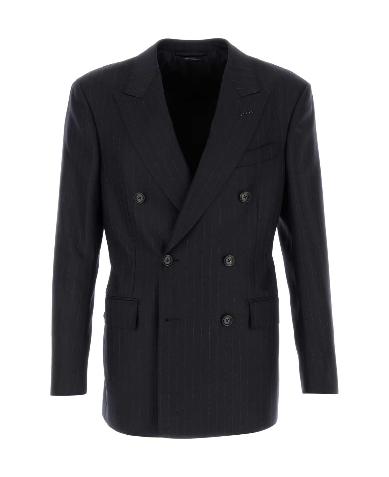 Tom Ford Embroidered Wool Blazer - MULTI