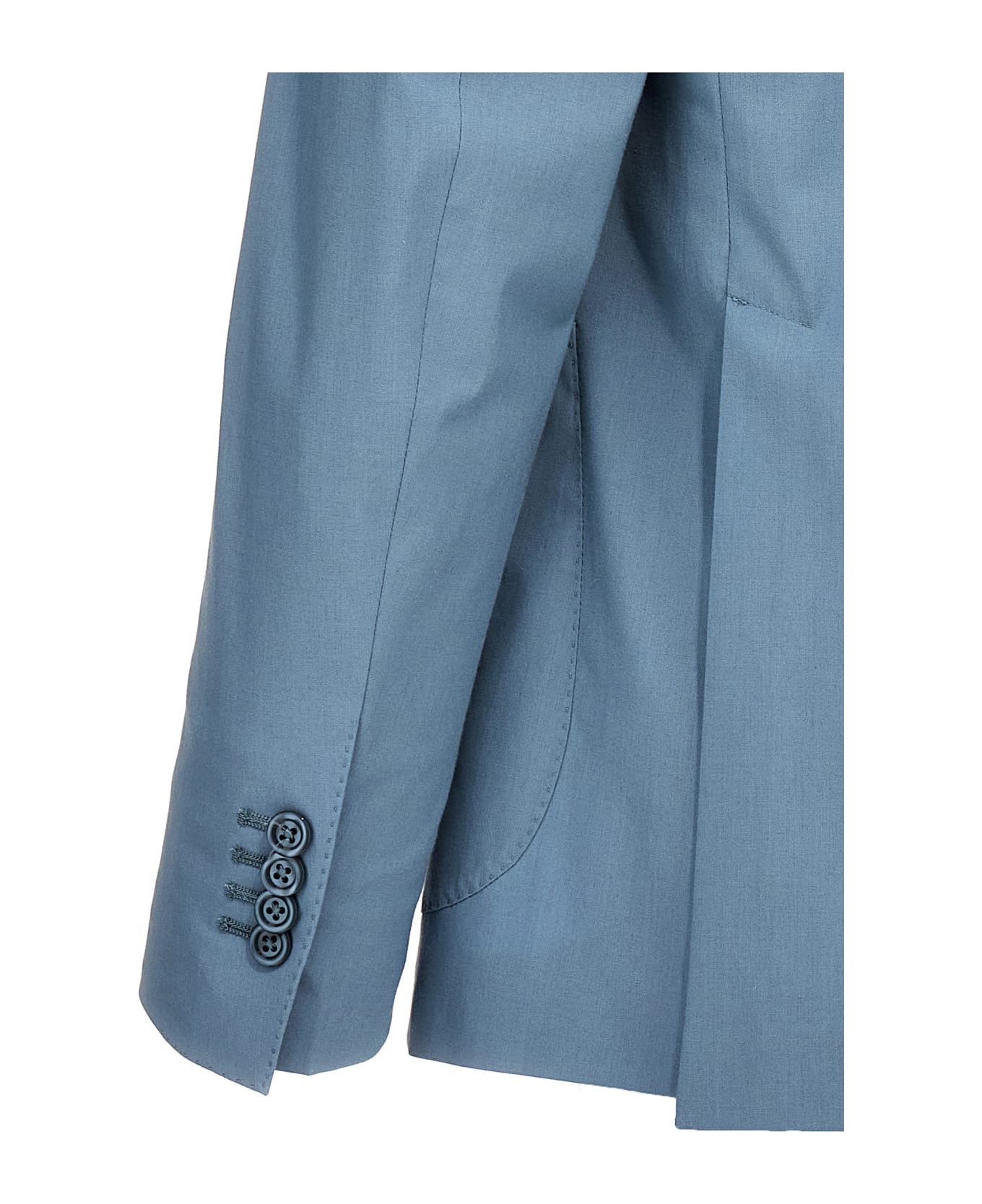 Tagliatore Single-breasted Cool Wool Suit - Light Blue