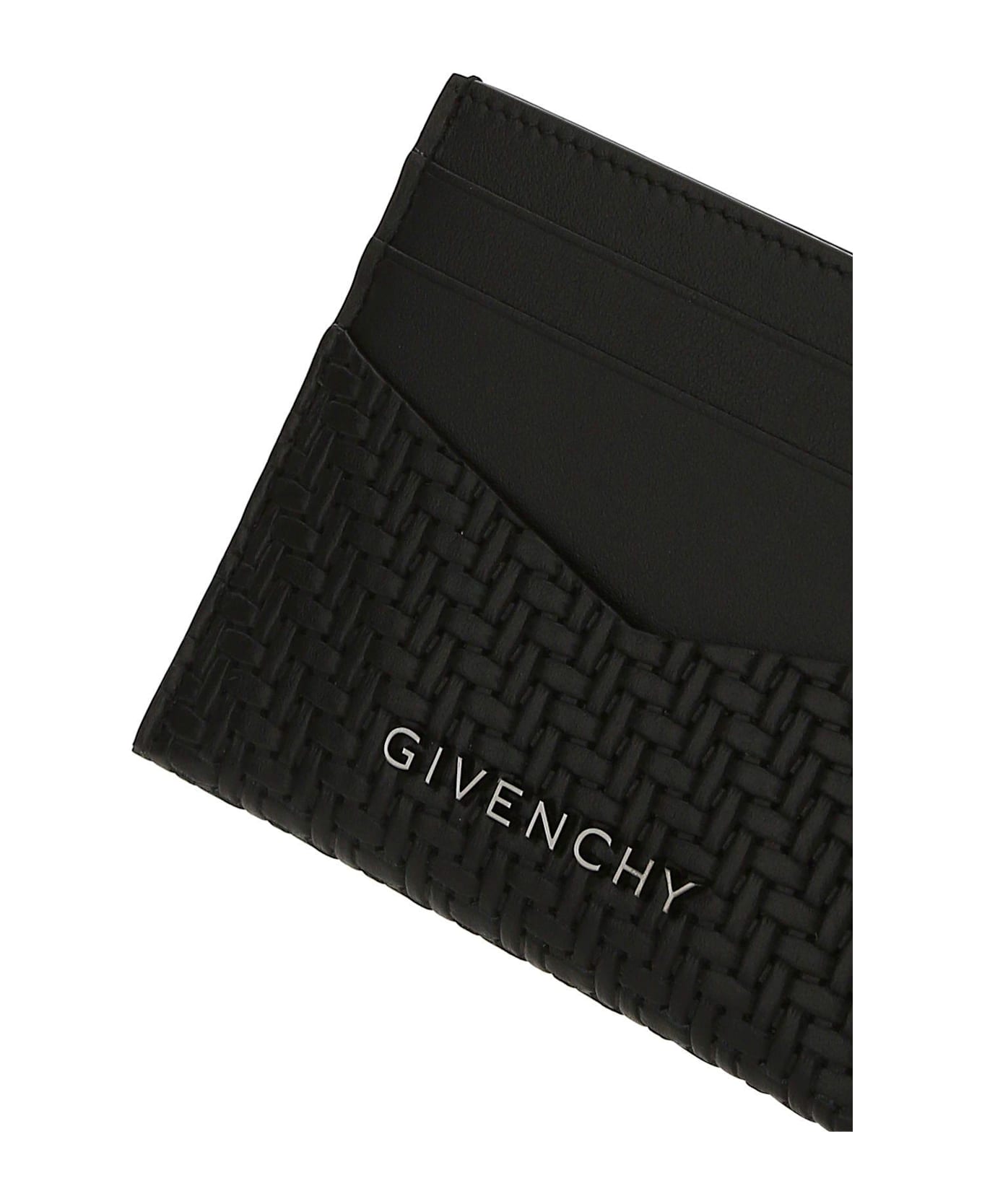 Givenchy Black Leather Card Holder - BLACK